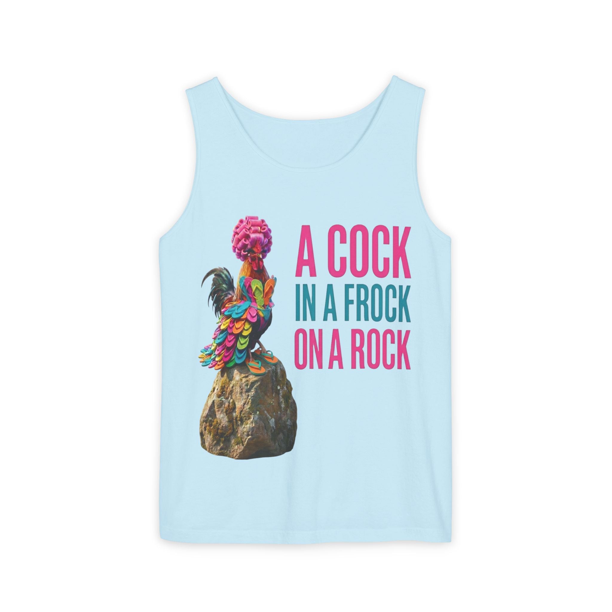 Unisex "Best Dressed Rooster" Graphic Summer Tank