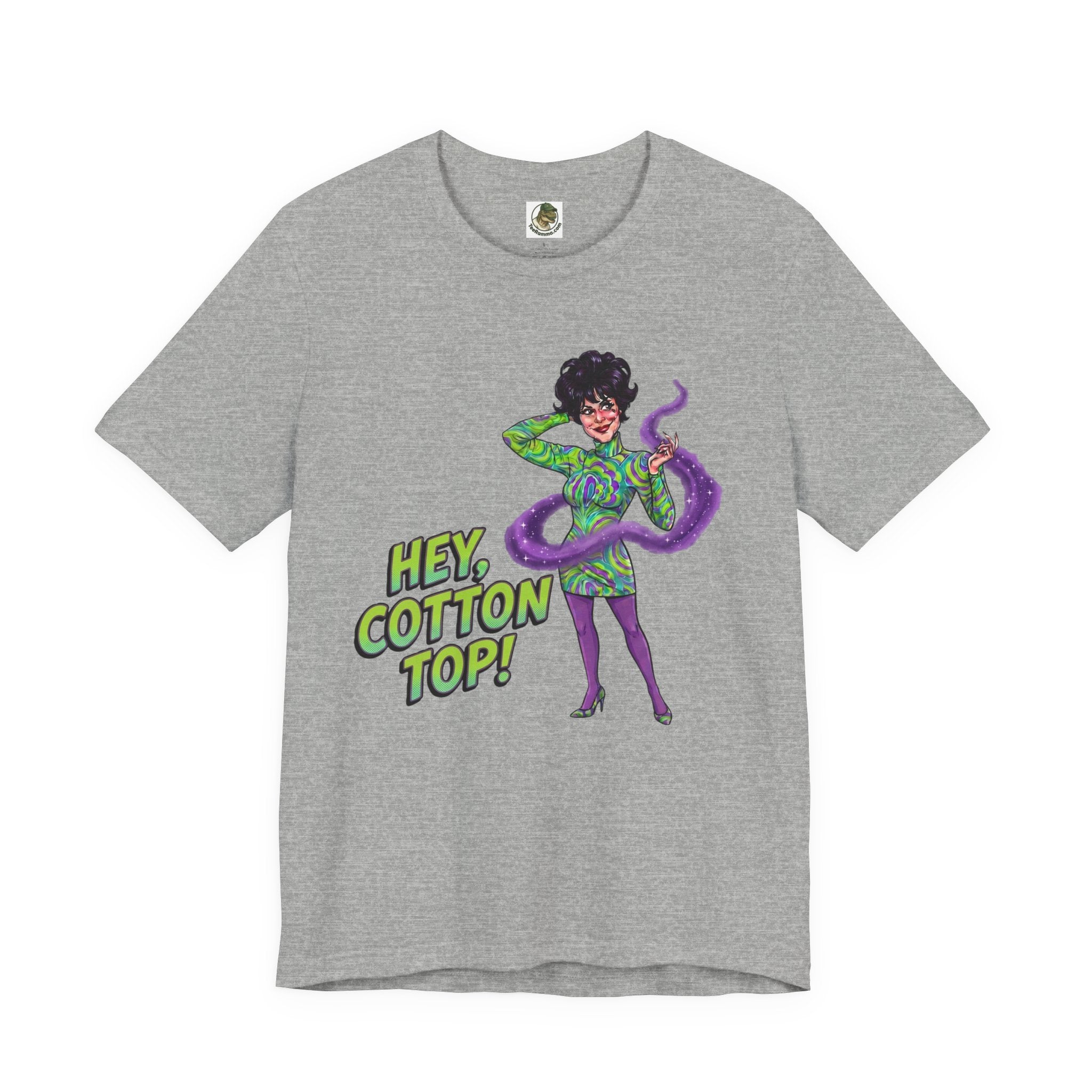 Unisex Vintage 'Hey, Cotton Top!' Cotton T-Shirt