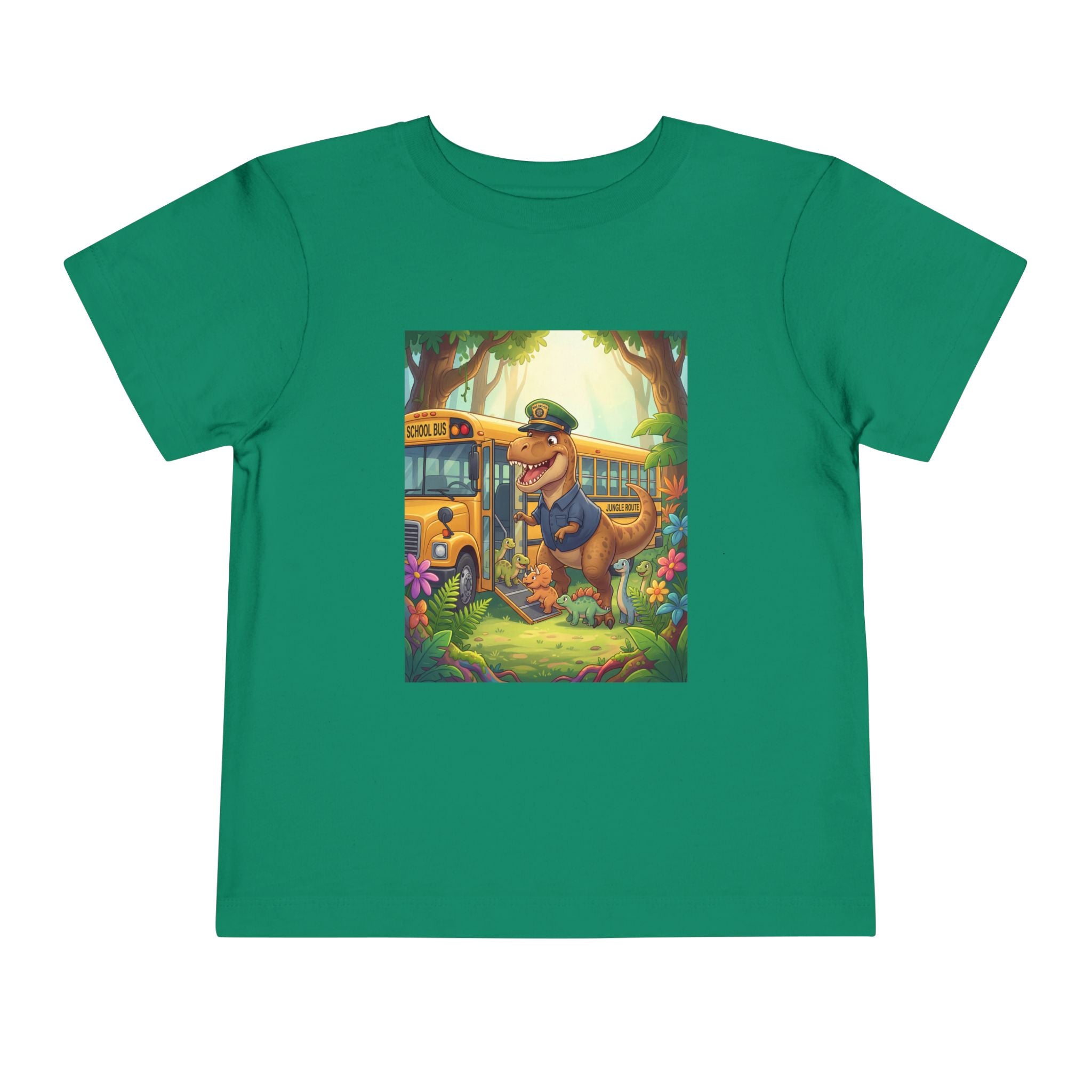 Ernest T-Rex Bus Driver Toddler Tee