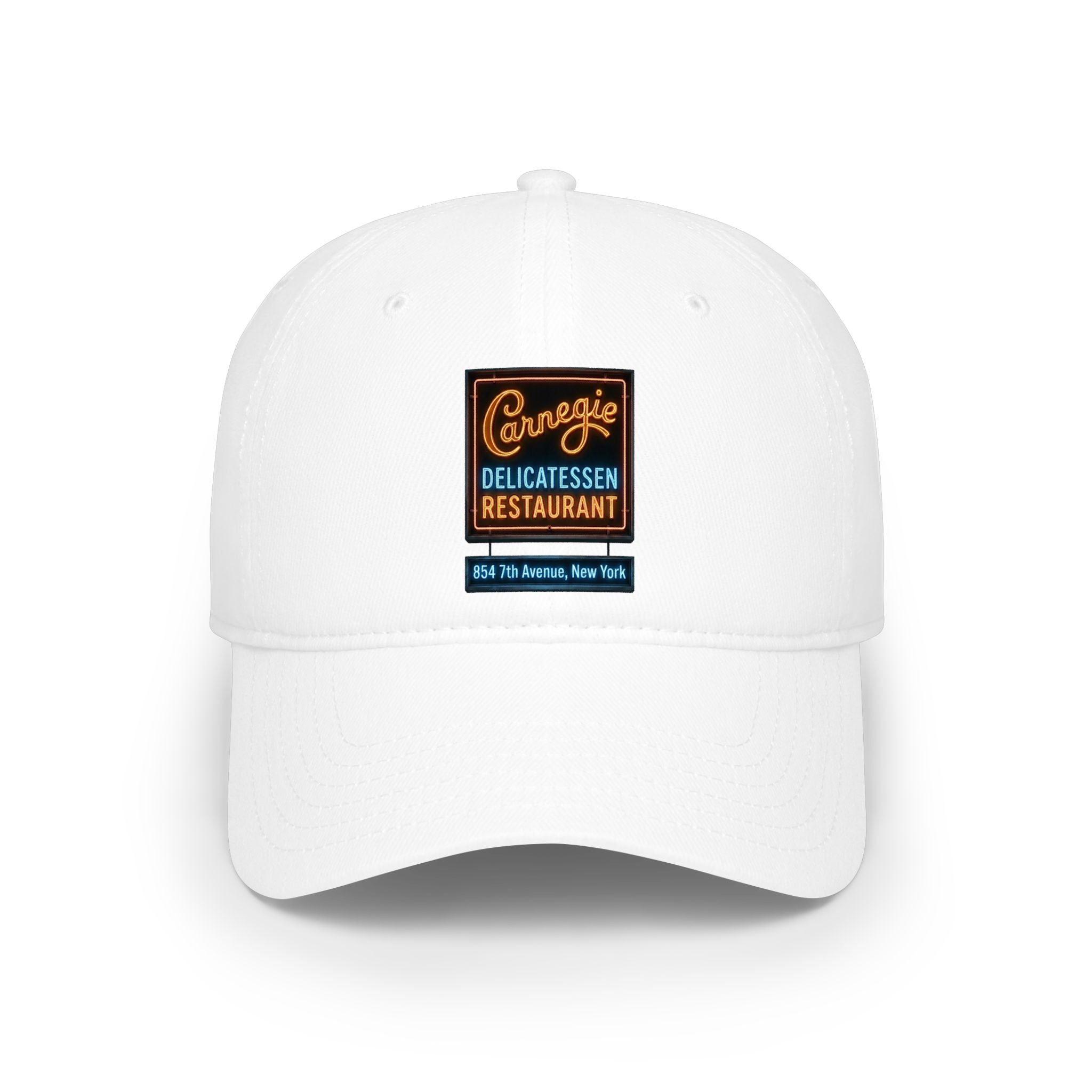 Vintage Carnegie Deli Baseball Cap -- Retro Neon Sign