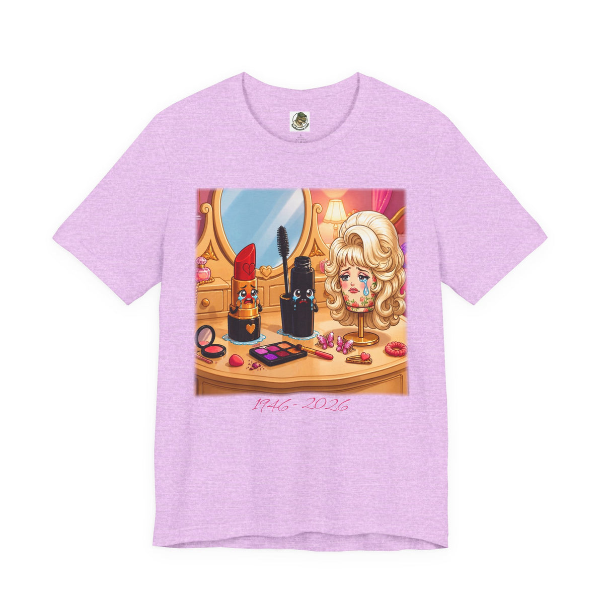 Mourning Makeup & Wig Tee