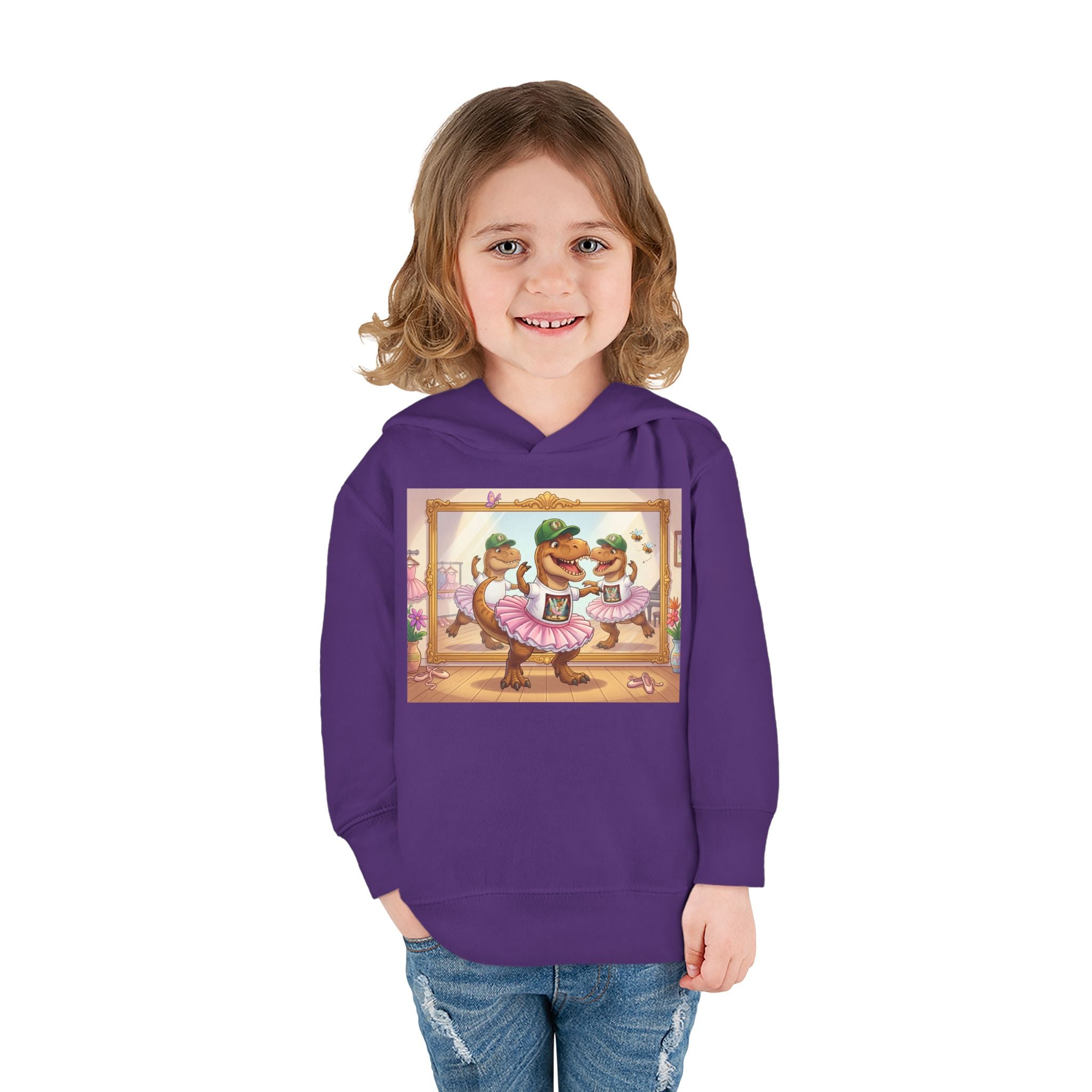 Ernest T. Rex Ballerina Toddler Hoodie