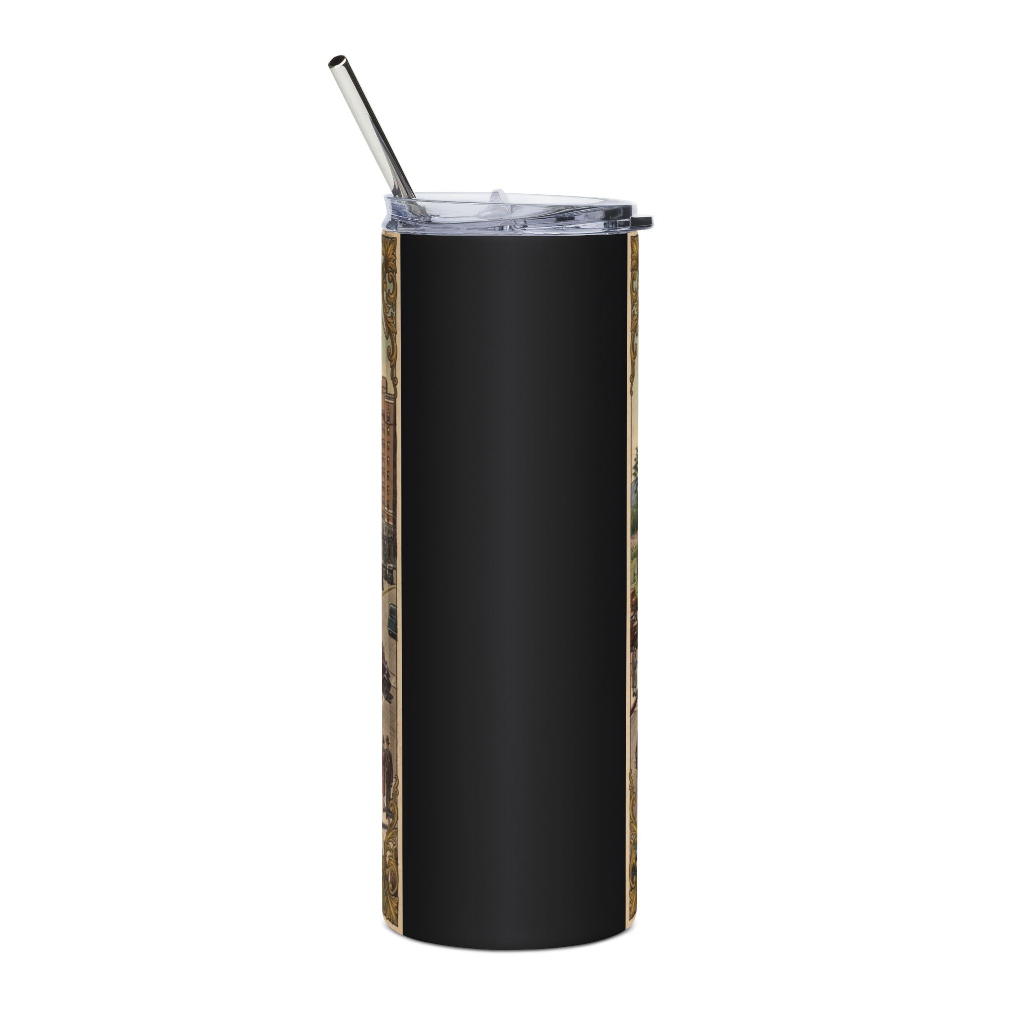 Vintage Brown Derby Restaurant 20oz Stainless Tumbler -- Retro Travel Poster Design