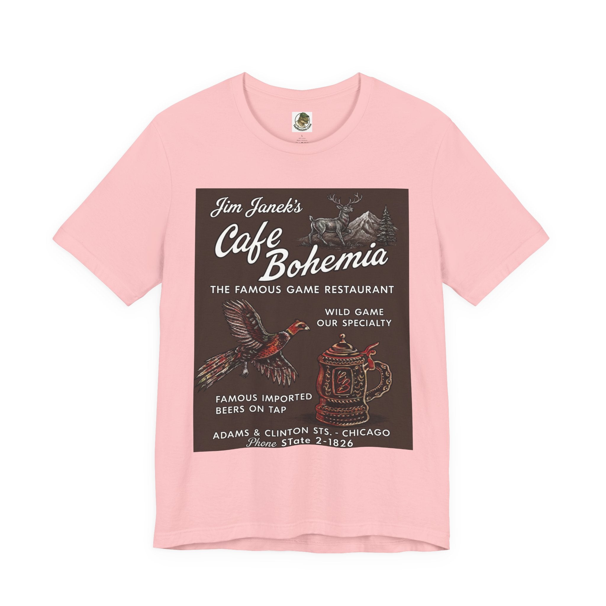 Vintage Cafe Bohemia Restaurant Tee