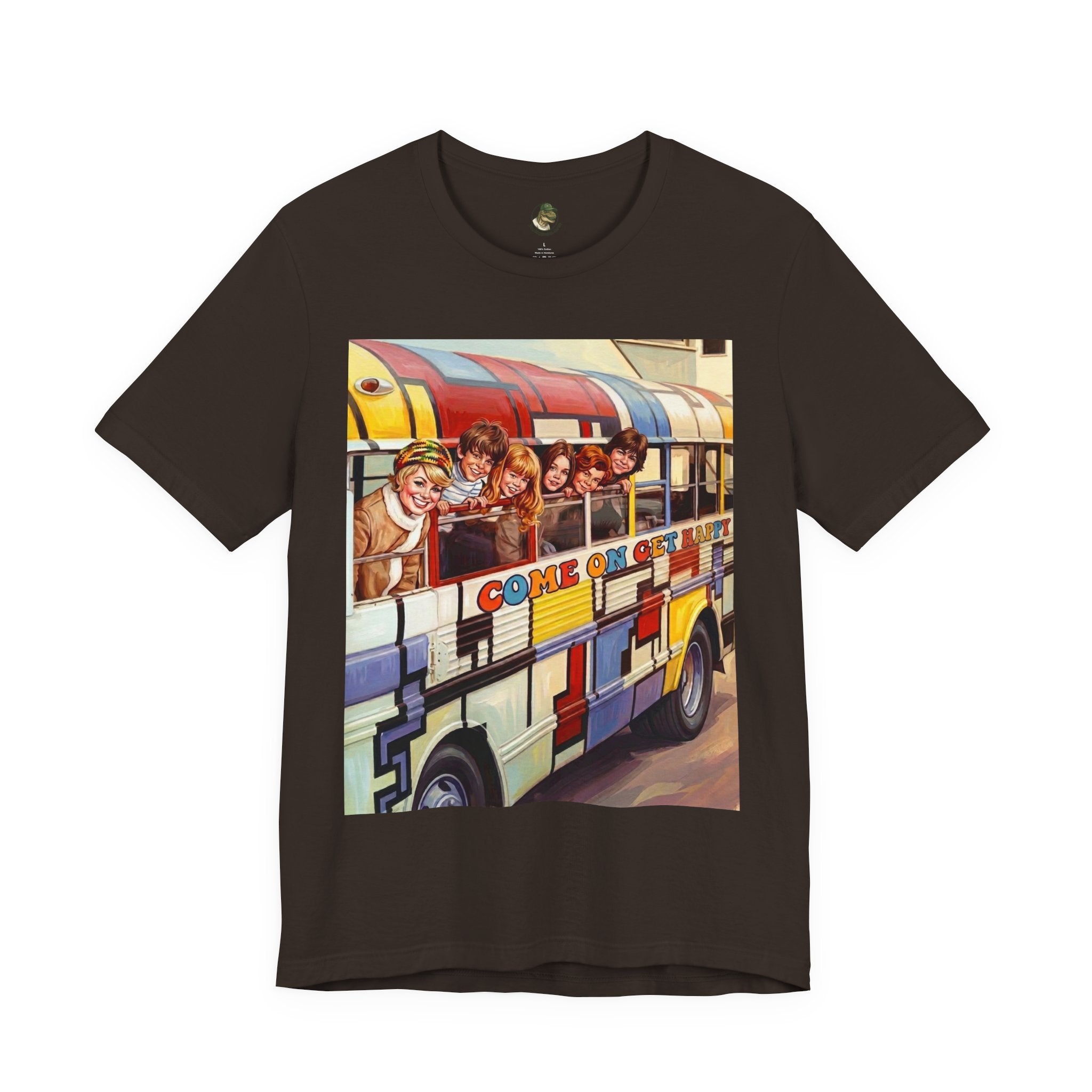 Unisex "Come On, Get Happy" Retro Graphic T‑Shirt