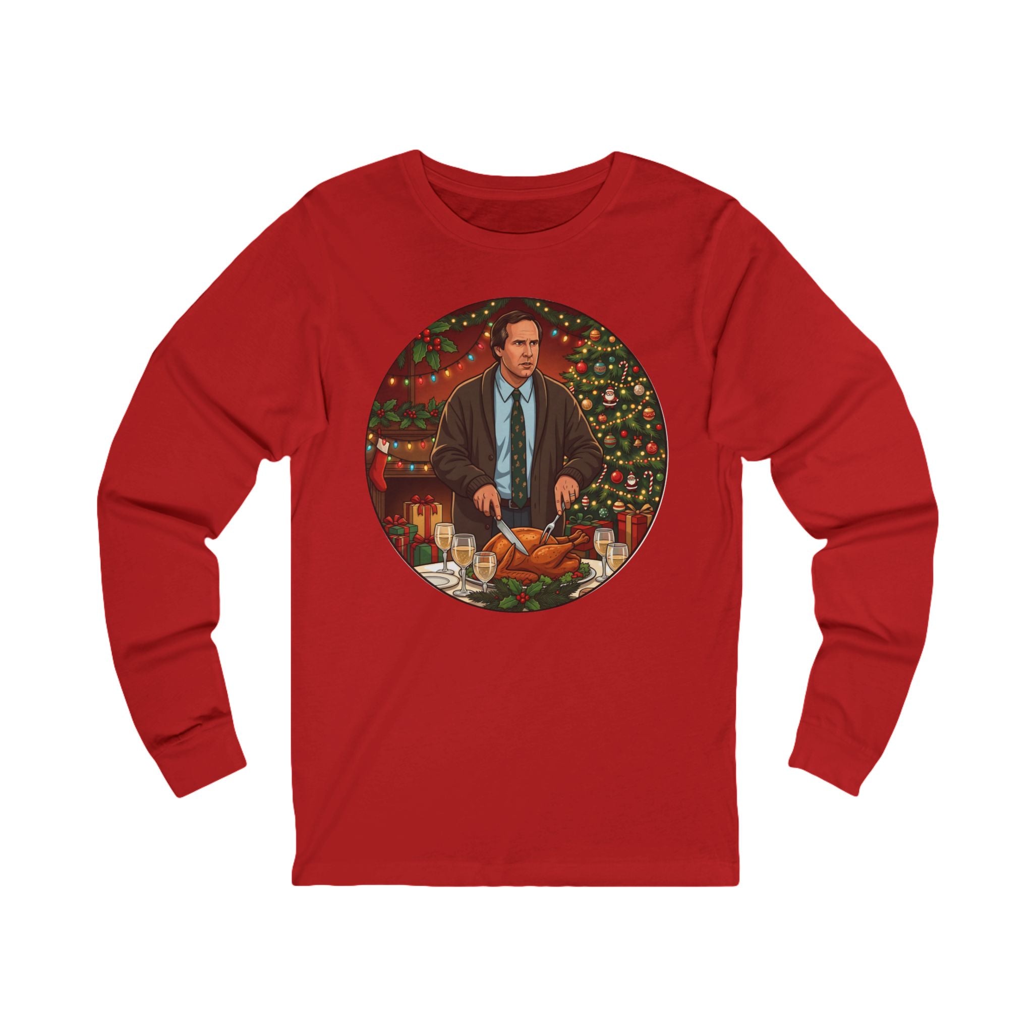 Unisex 'A Very Big Treat' Christmas Graphic Cotton Long Sleeve T-Shirt