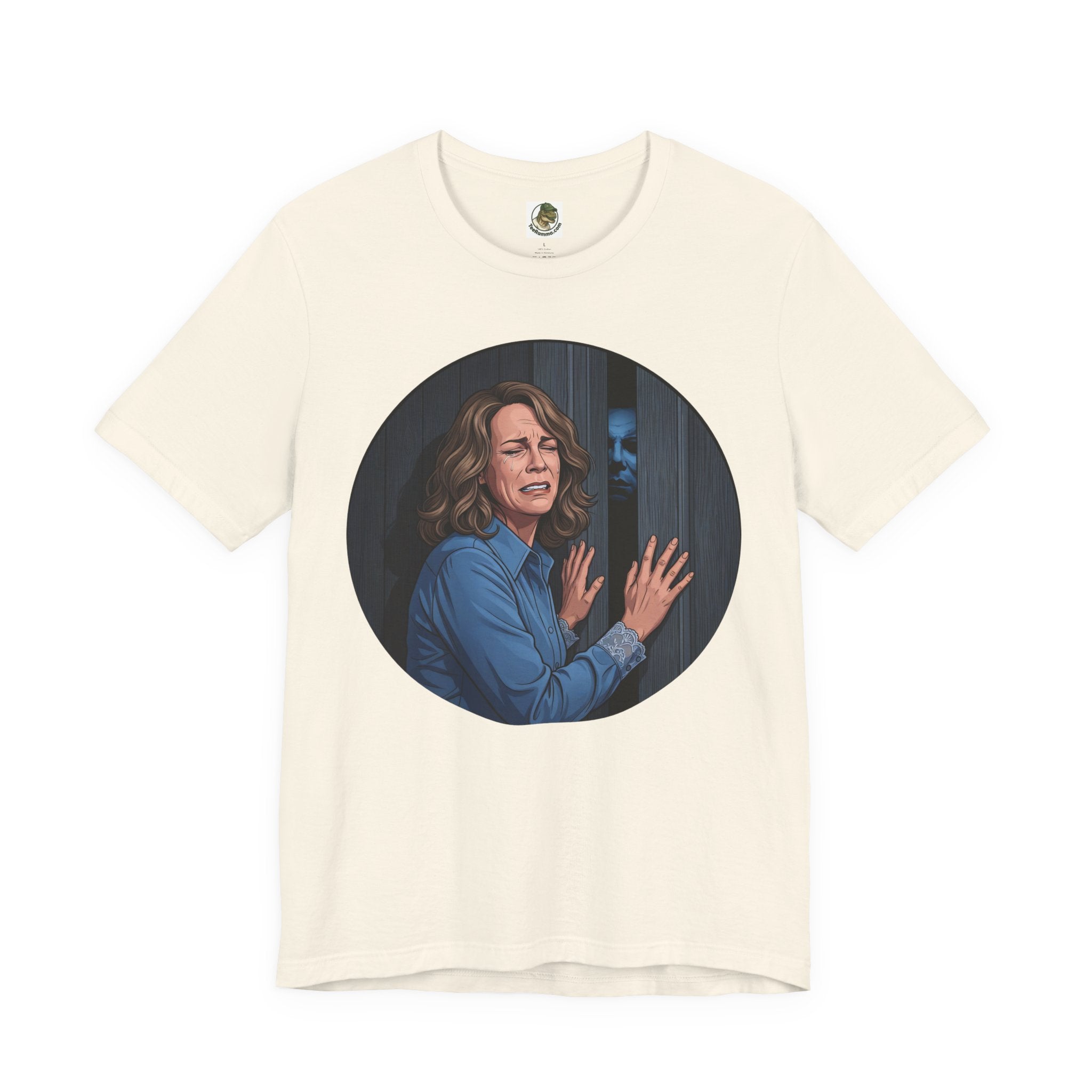 Unisex 'Demon at the Door' Cotton T-Shirt