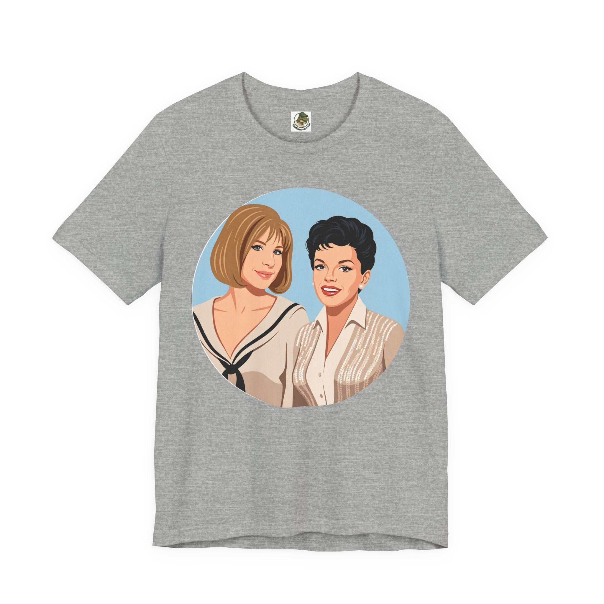 Unisex 'Happy Duet' Cotton T-Shirt