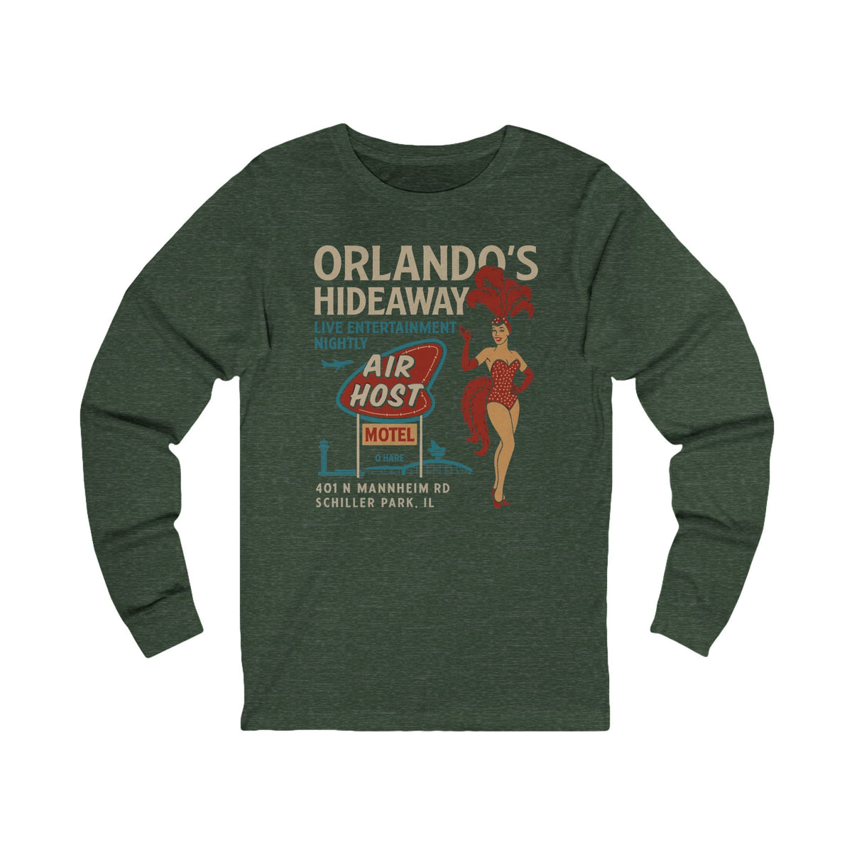 Orlando’s Hideaway Nightclub Vintage Long Sleeve Tee