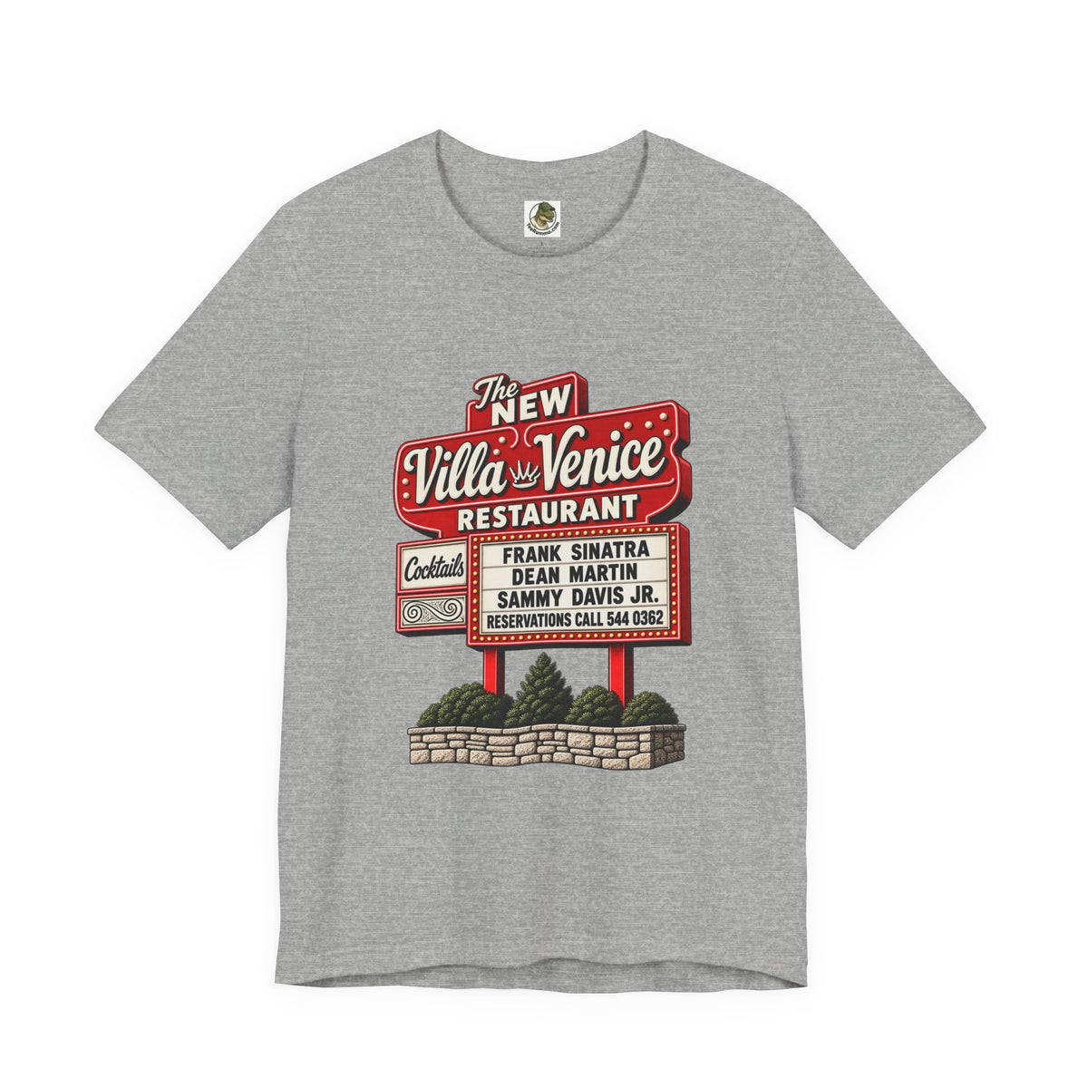 Villa Venice Restaurant Retro Sign Tee