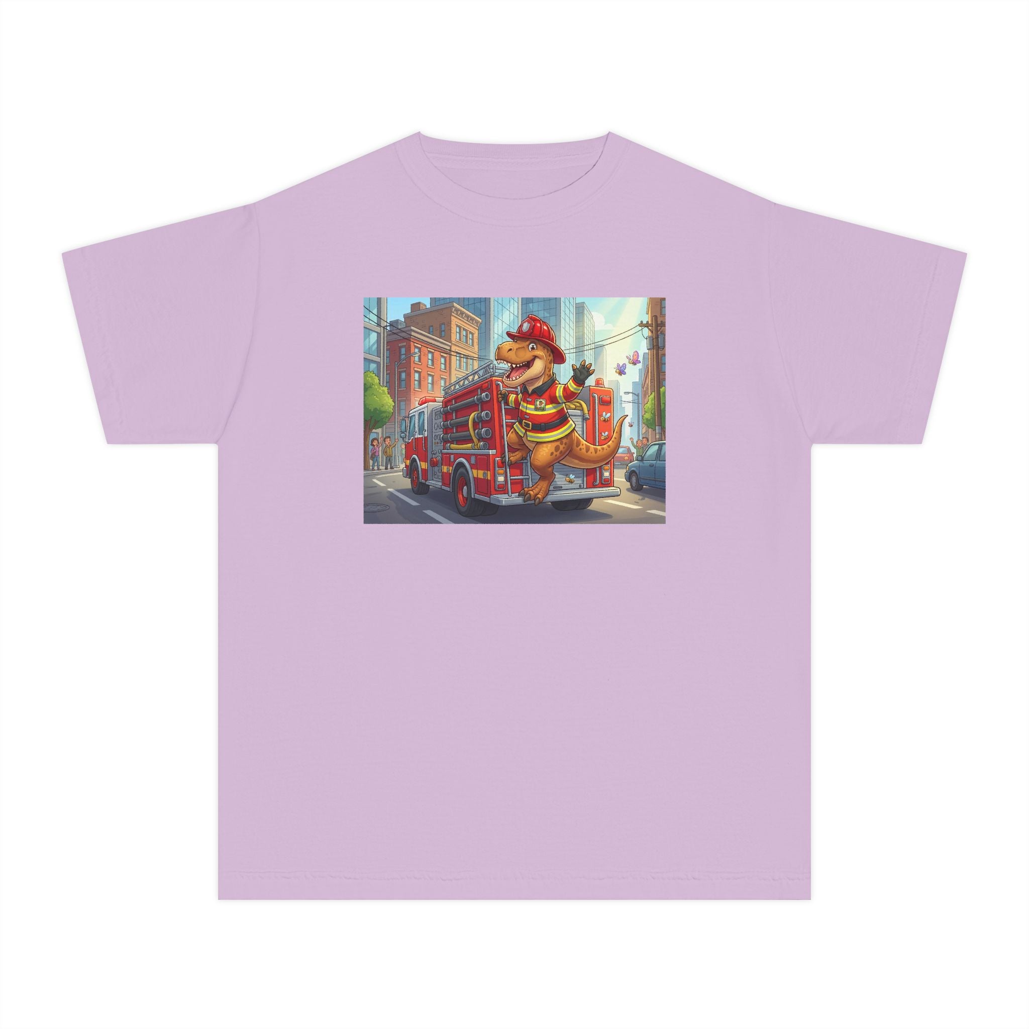 Ernest T. Rex Fireman Kids Tee