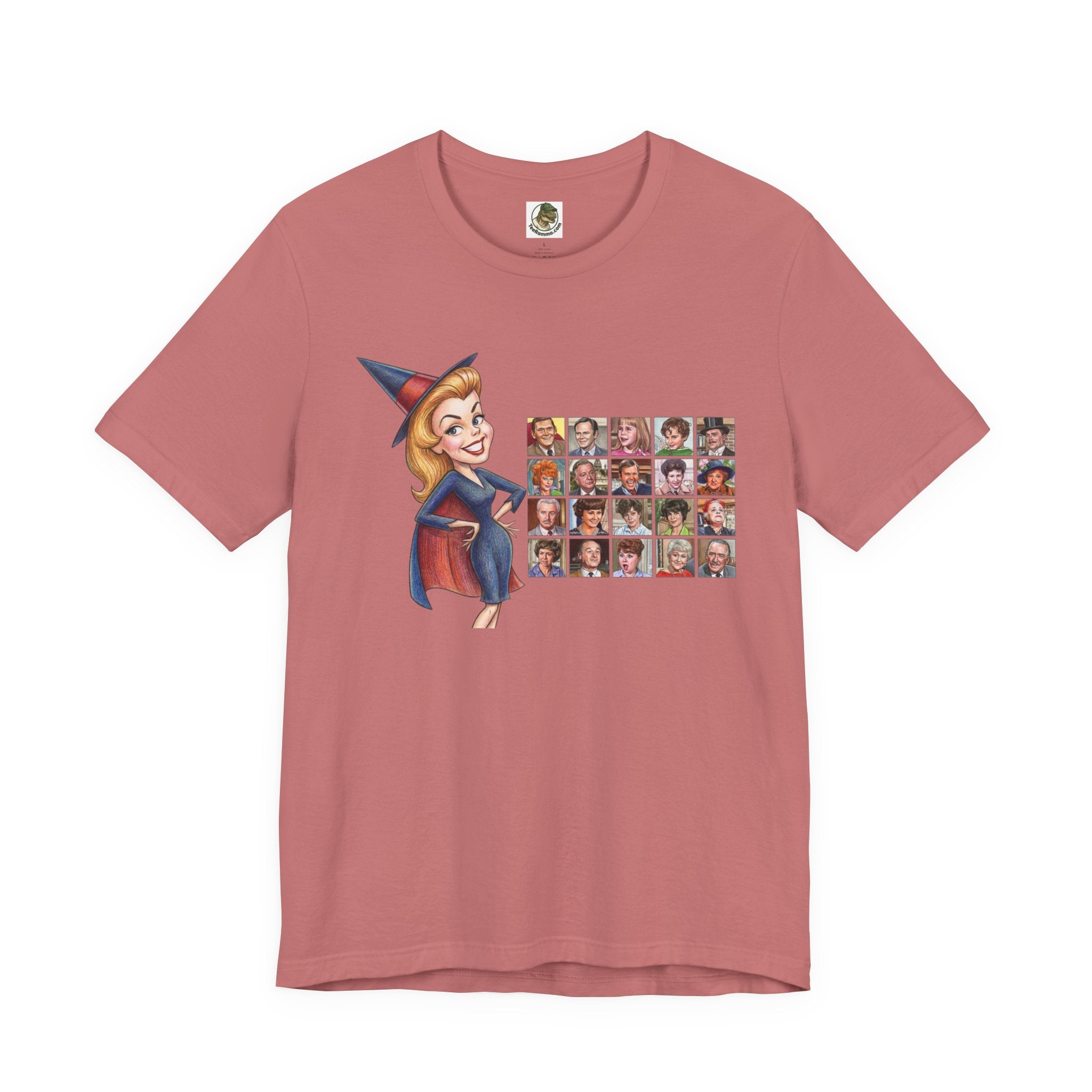 Unisex "Witch Family" Collage Cotton T-Shirt