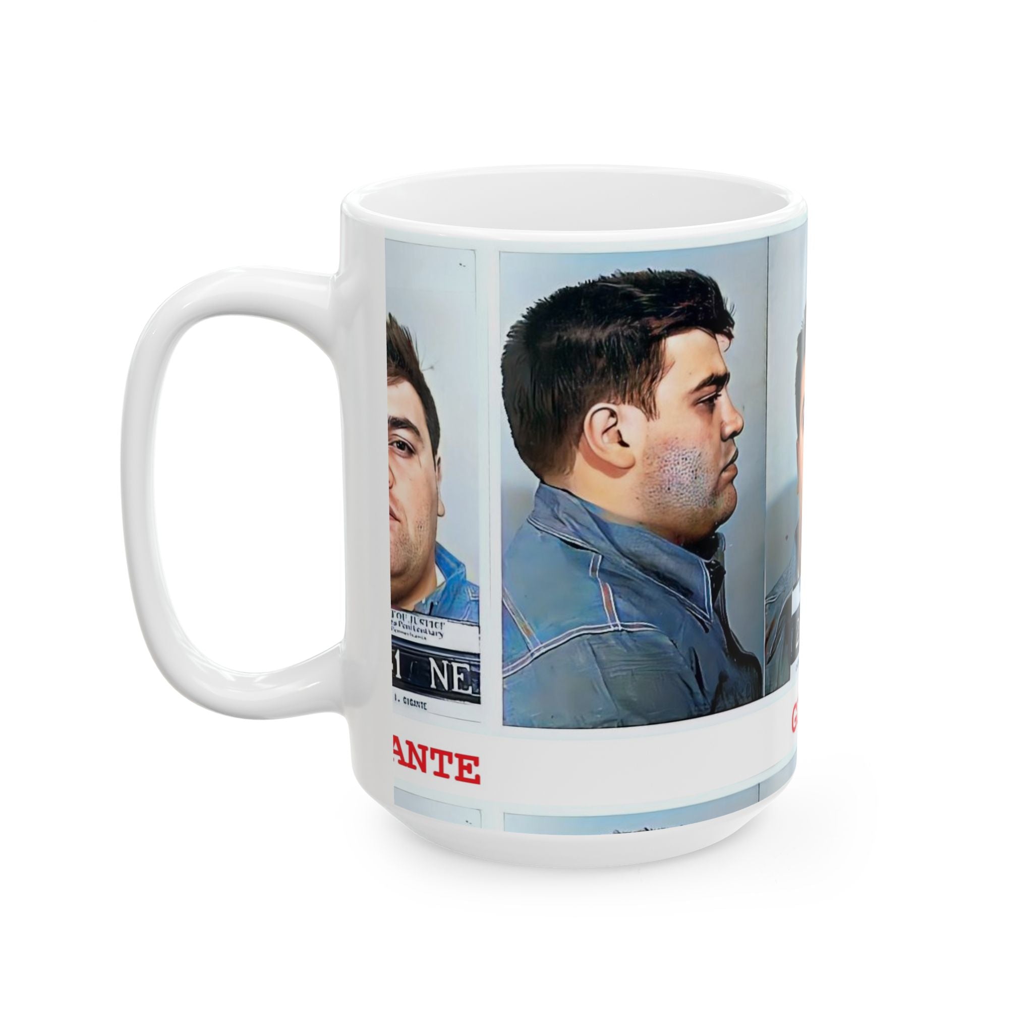 MUGshot: Vincent Gigante Ceramic Coffee Cup (15oz)