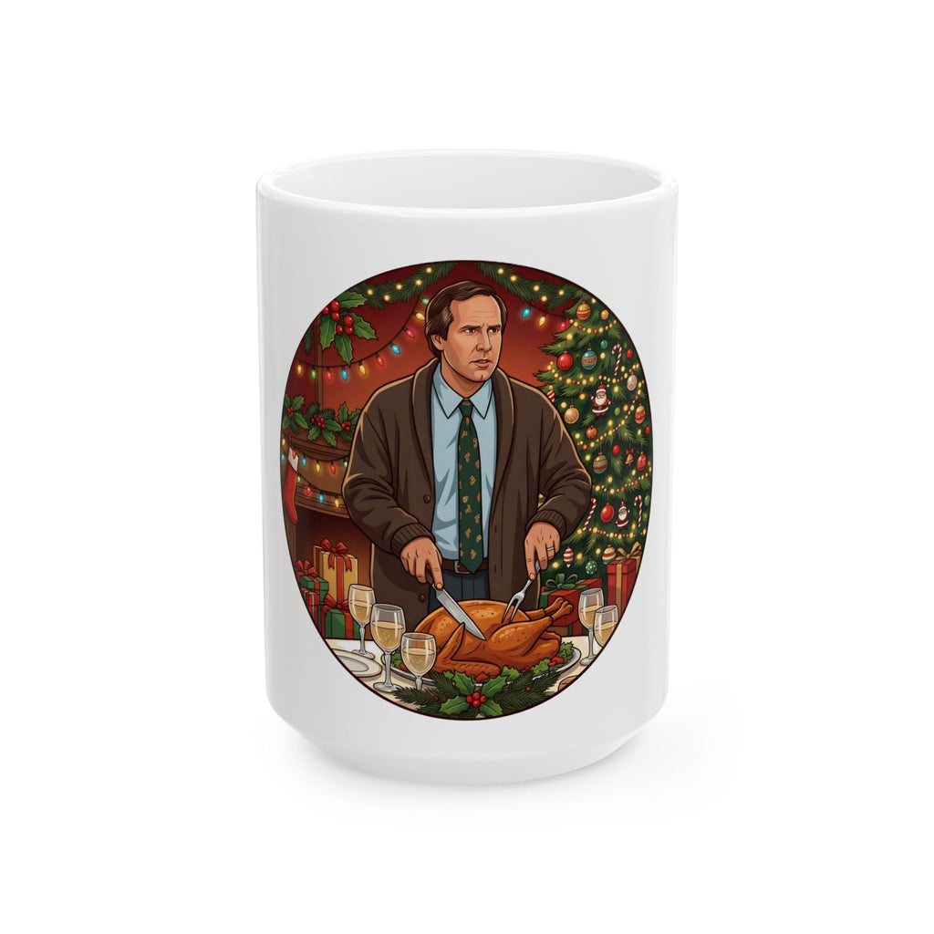 'A Very Big Treat' Christmas Graphic Ceramic Mug (15 oz)