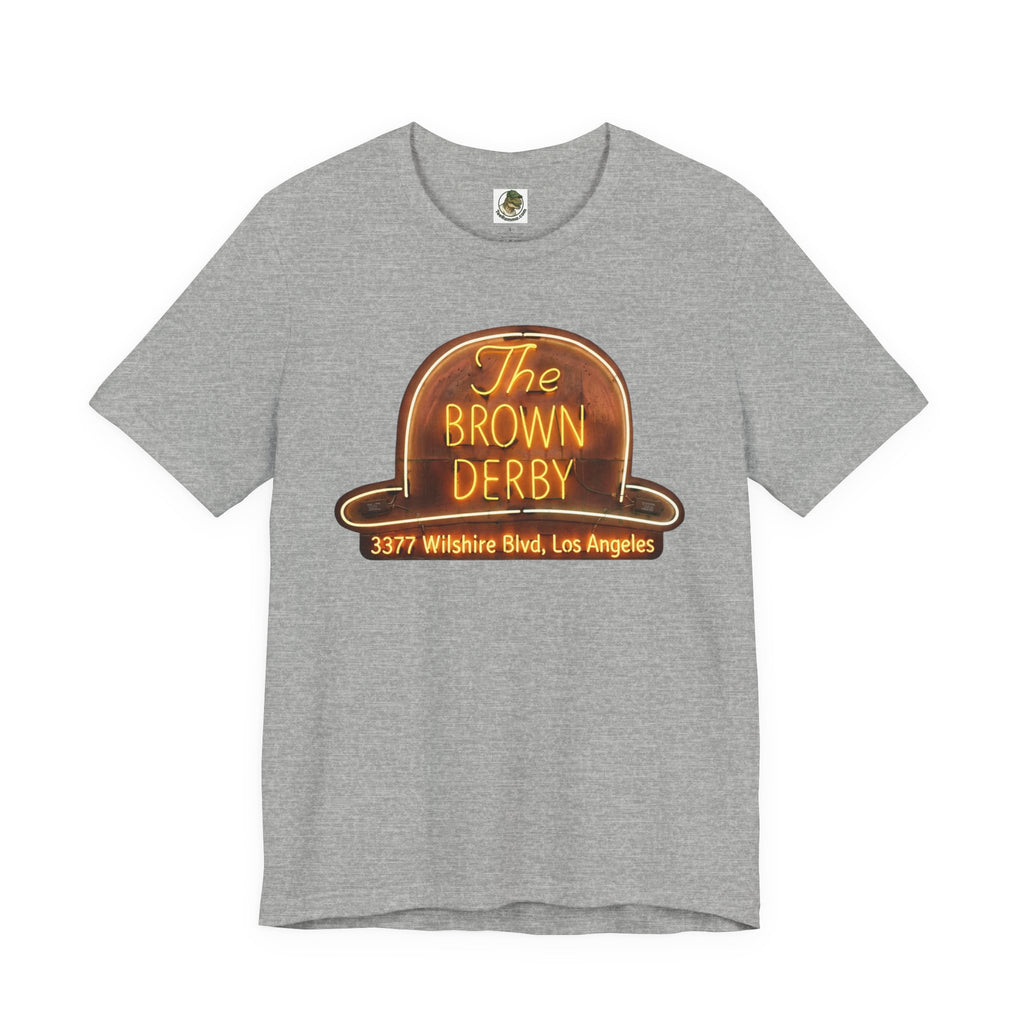 Vintage Brown Derby Restaurant Tee -- Retro Neon Sign