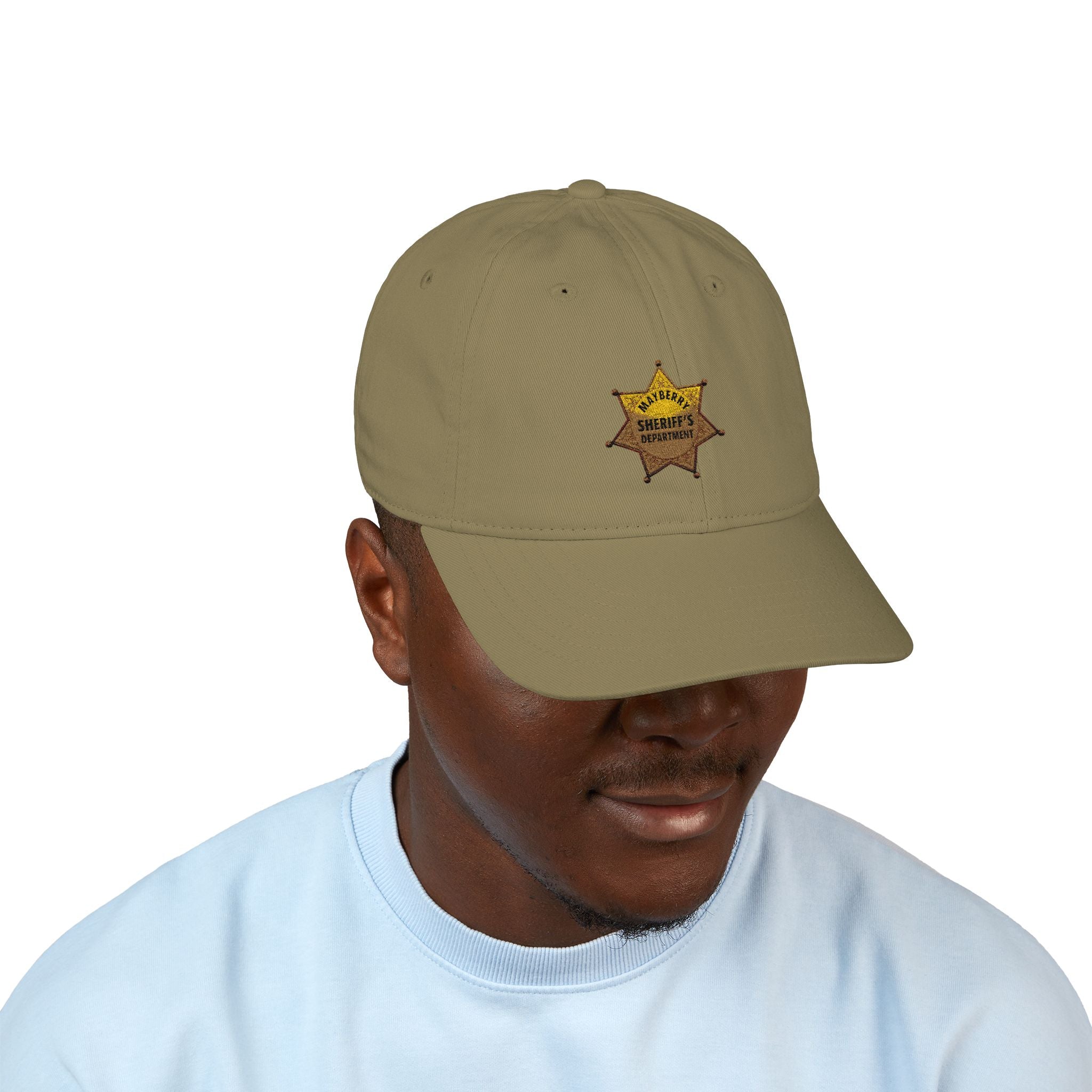 Embroidered Sheriff Star Baseball Cap