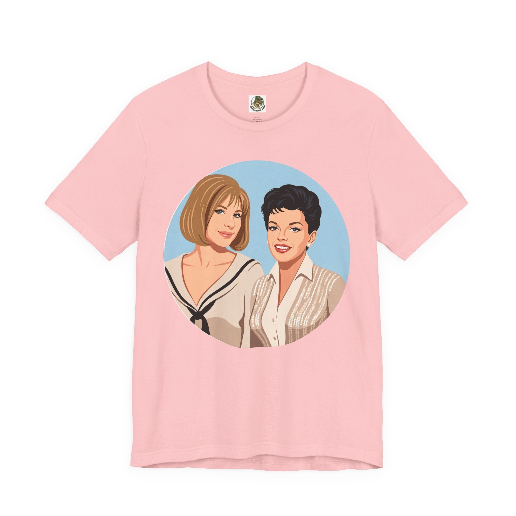 Unisex 'Happy Duet' Cotton T-Shirt