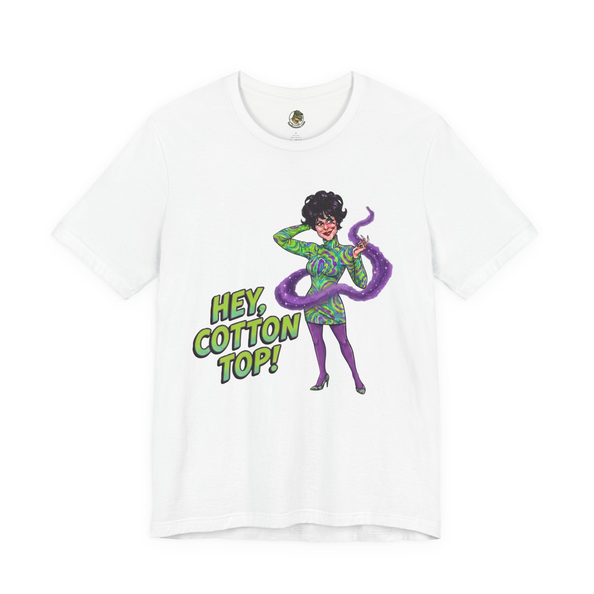 Unisex Vintage 'Hey, Cotton Top!' Cotton T-Shirt