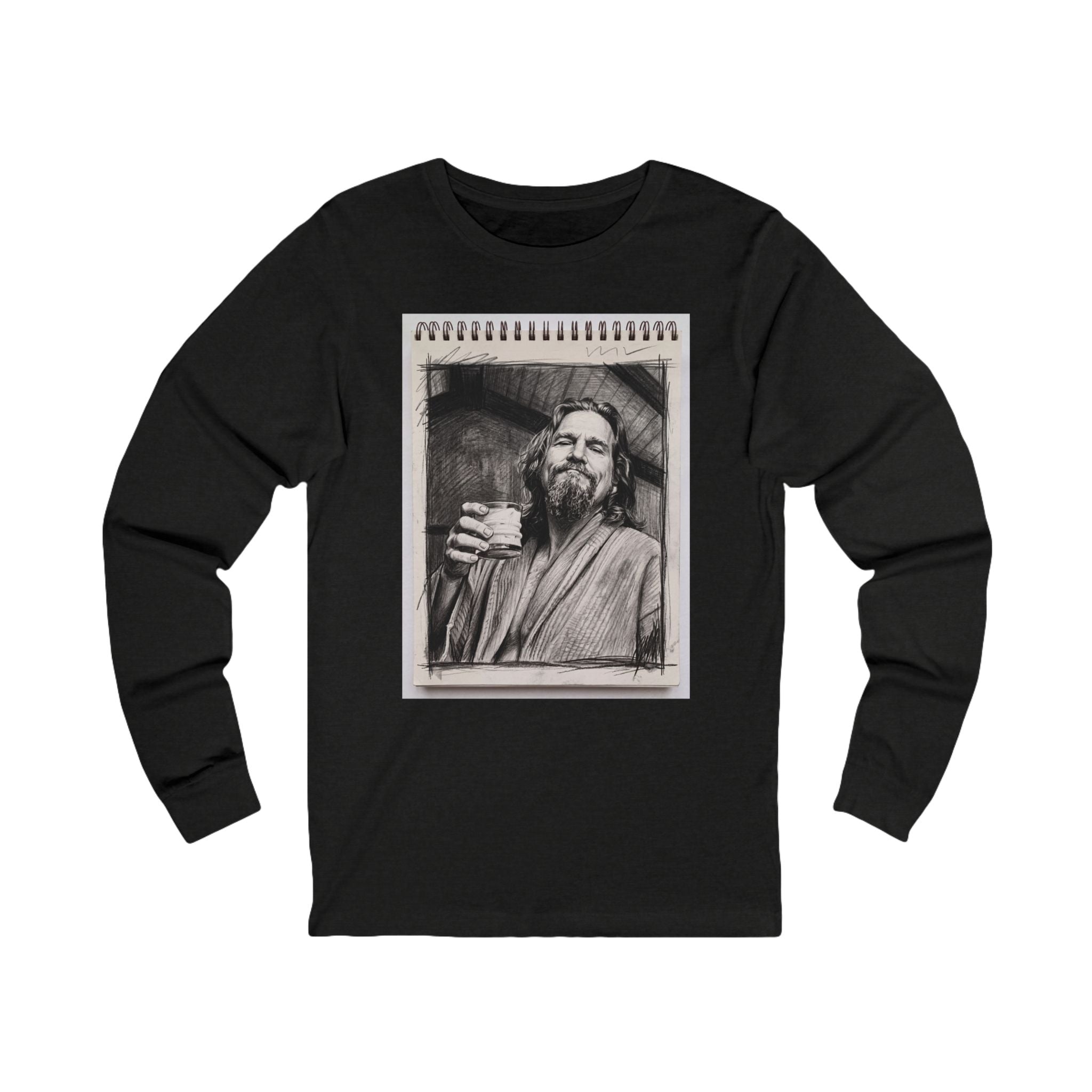 Unisex "The Dude" Sketchbook Long Sleeve T-Shirt