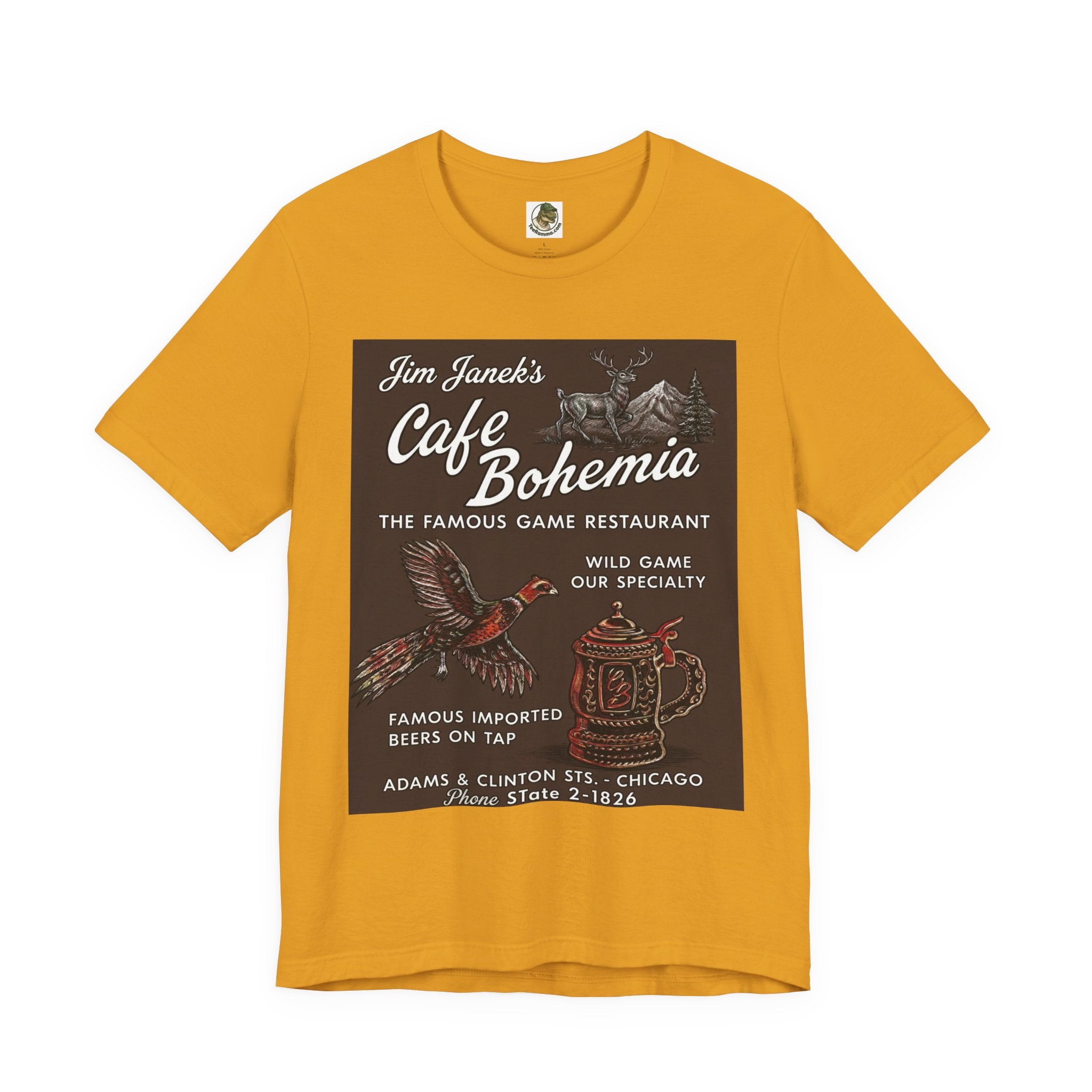 Vintage Cafe Bohemia Restaurant Tee