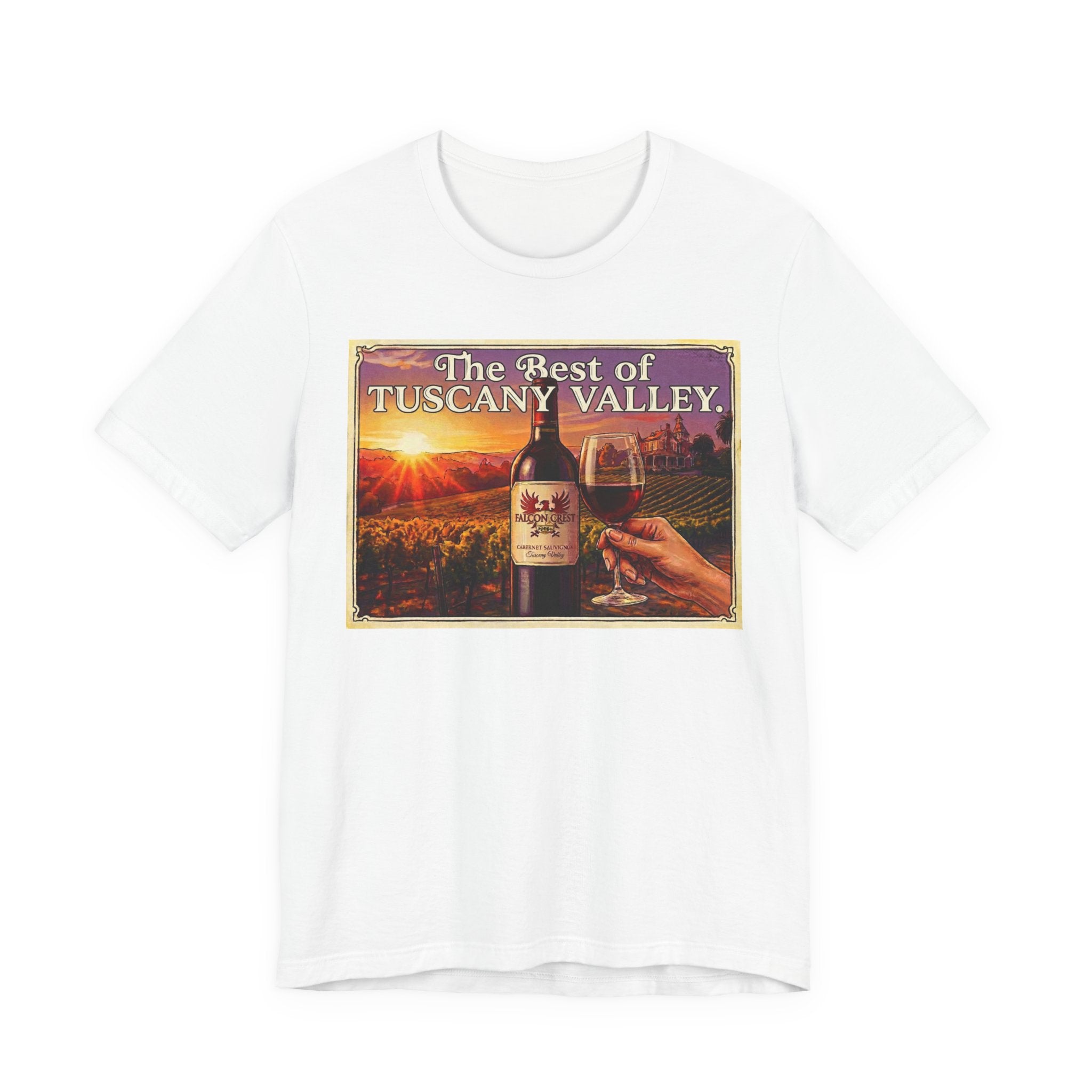 Tuscany Valley Wine Retro Tee