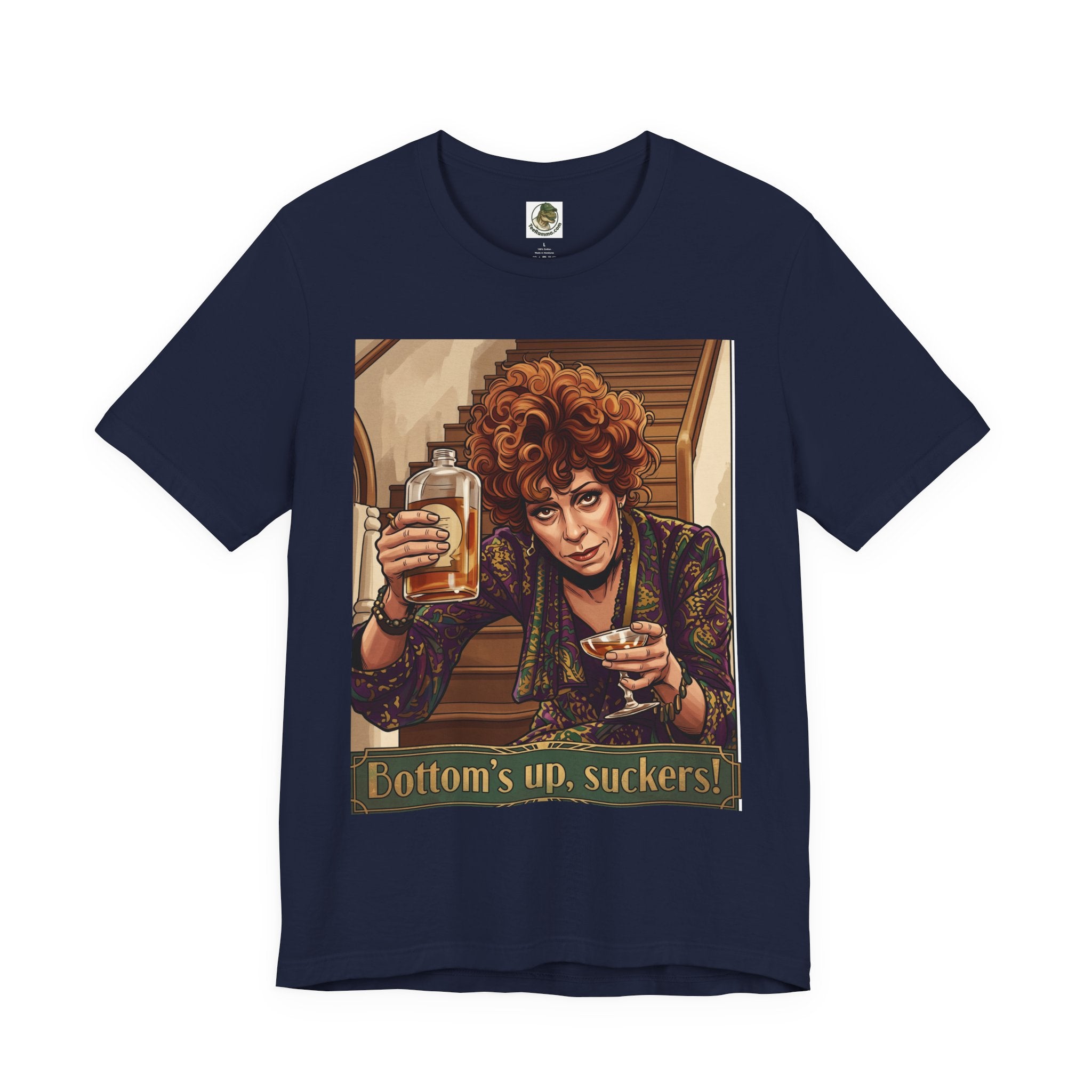 Bottoms Up, Suckers! Retro Tee