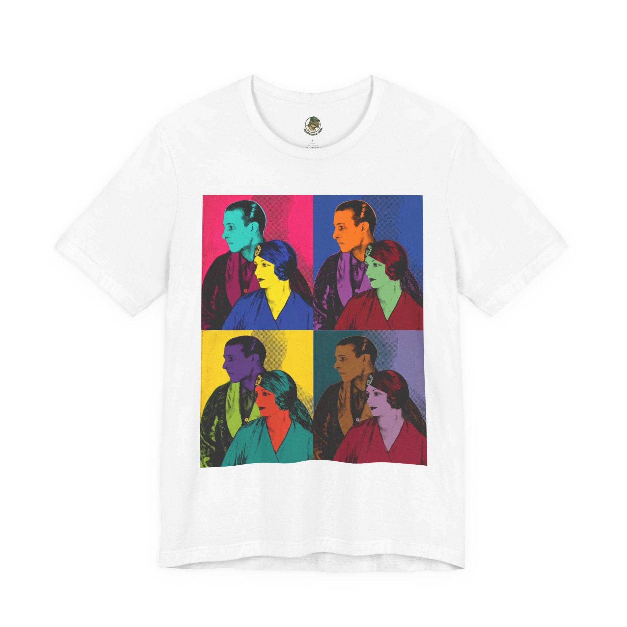 Valentino Retro Warhol‑Style Portrait Tee