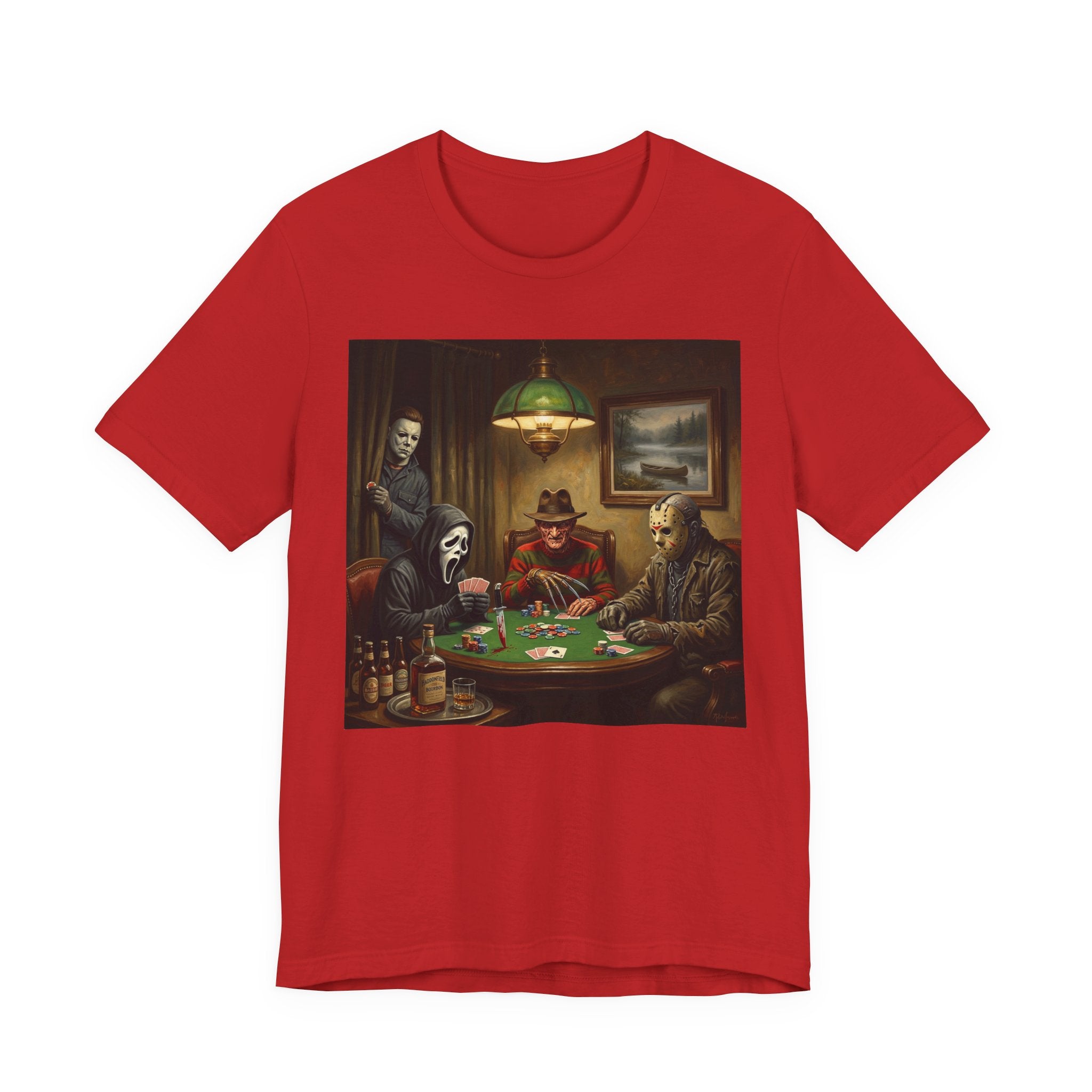Horror Icons Poker Night Tee