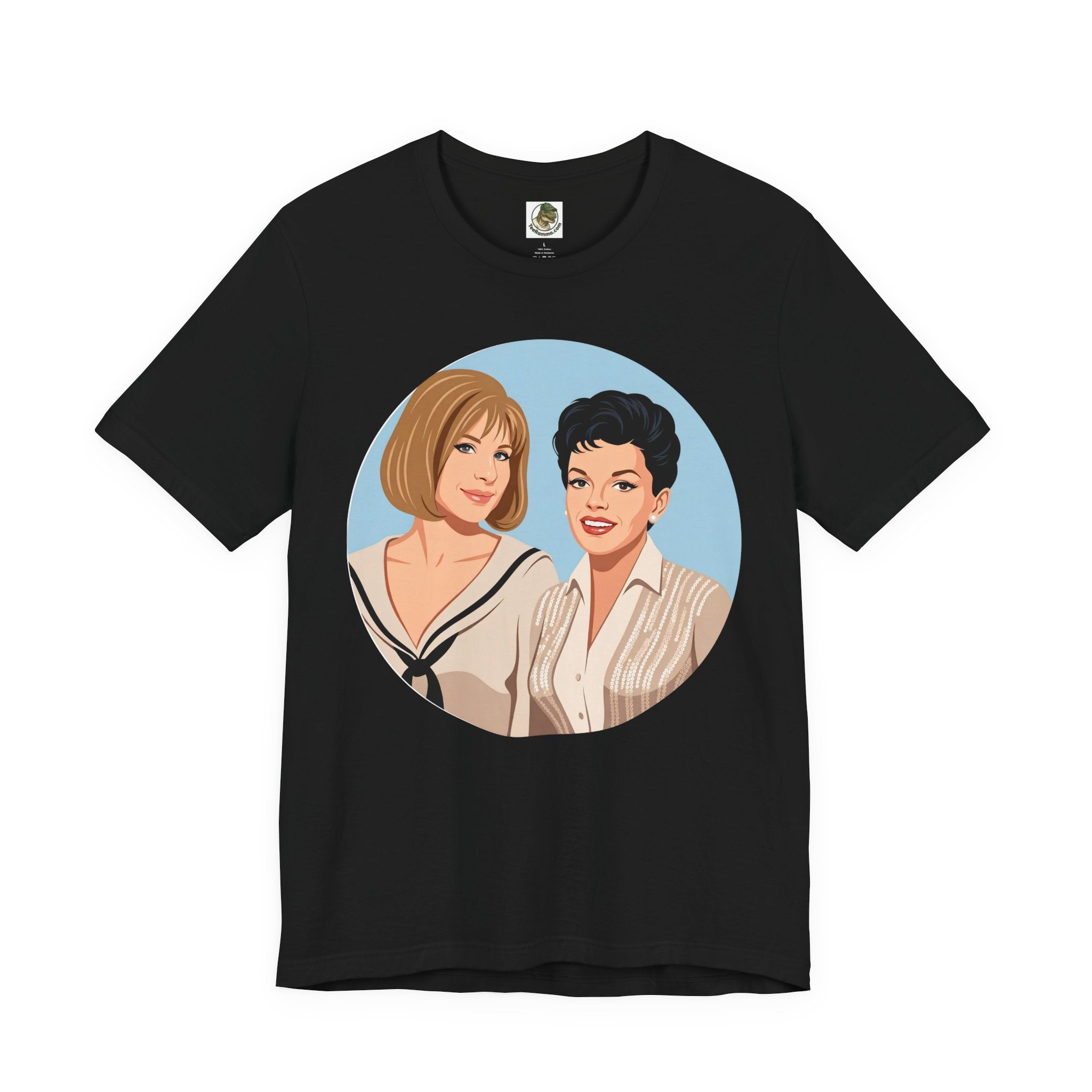 Unisex 'Happy Duet' Cotton T-Shirt