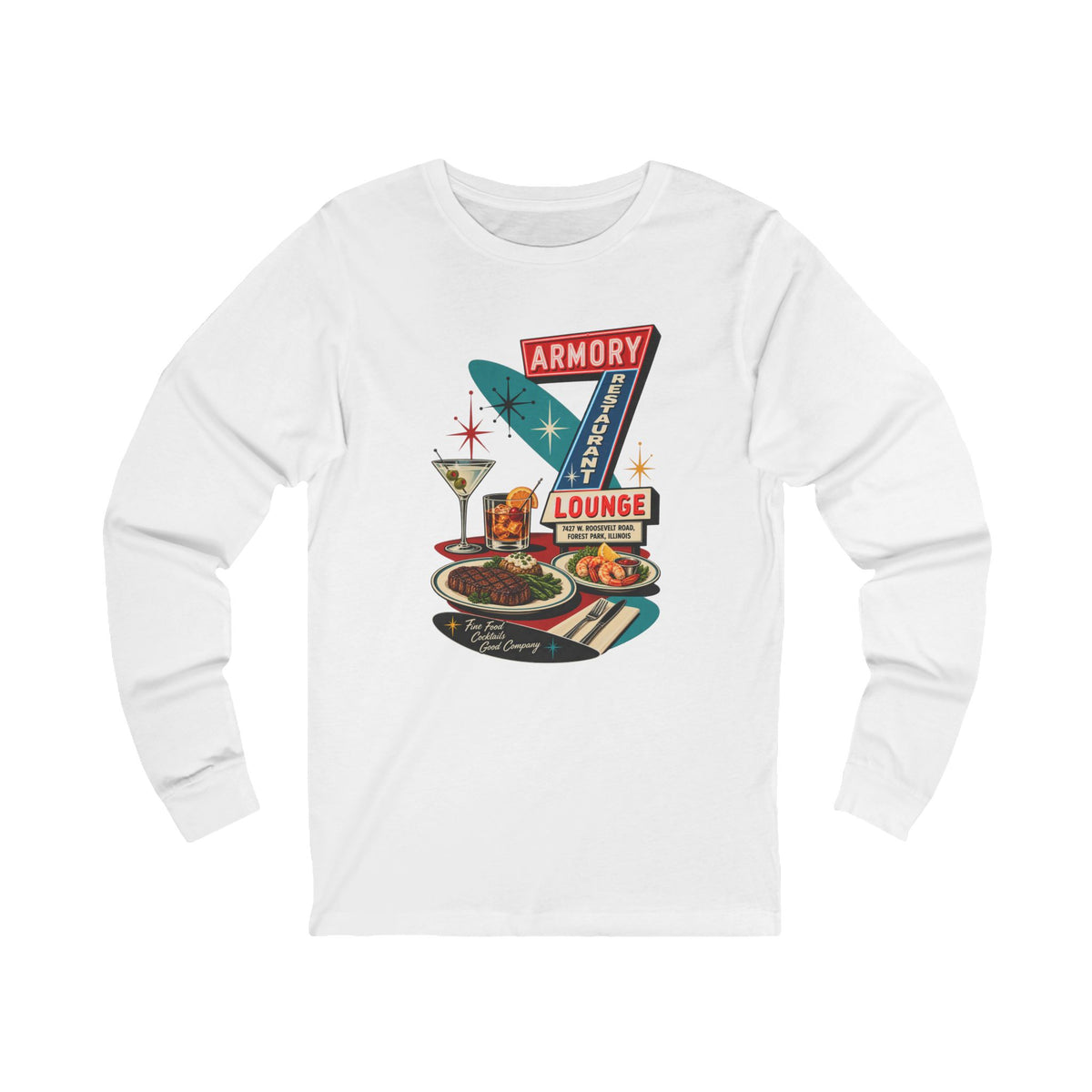 Armory Lounge Retro Lounge Long Sleeve Tee