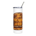 Vintage Brown Derby Neon Restaurant Stainless Steel Tumbler — 20oz