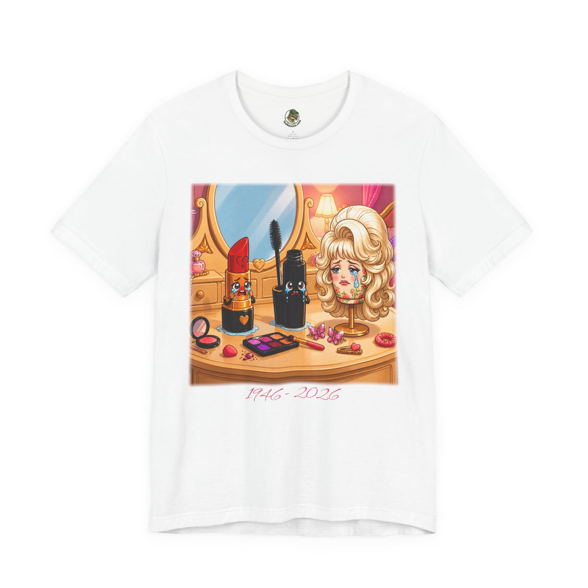 Mourning Makeup & Wig Tee