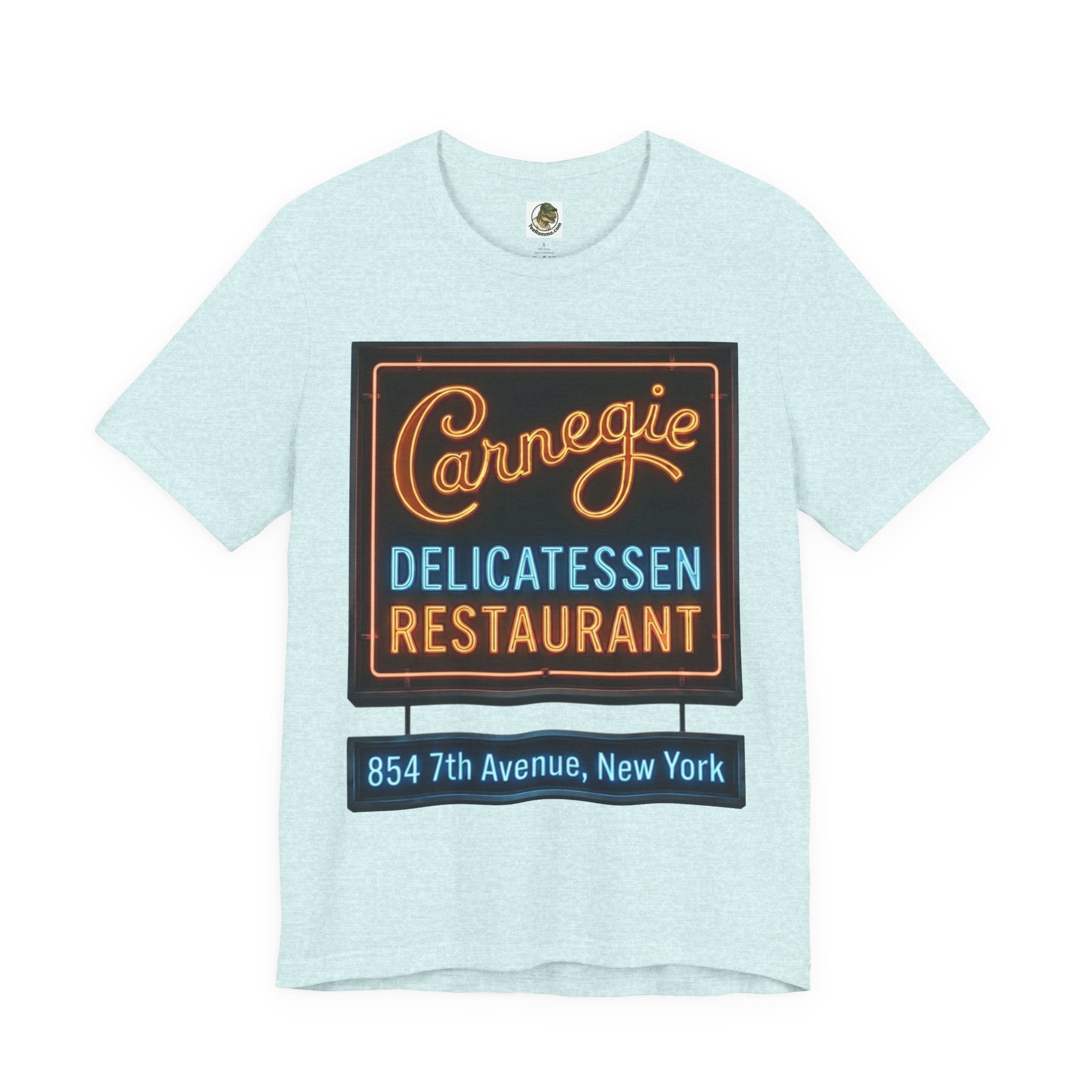 Vintage Carnegie Deli Restaurant Tee — Retro Neon Sign