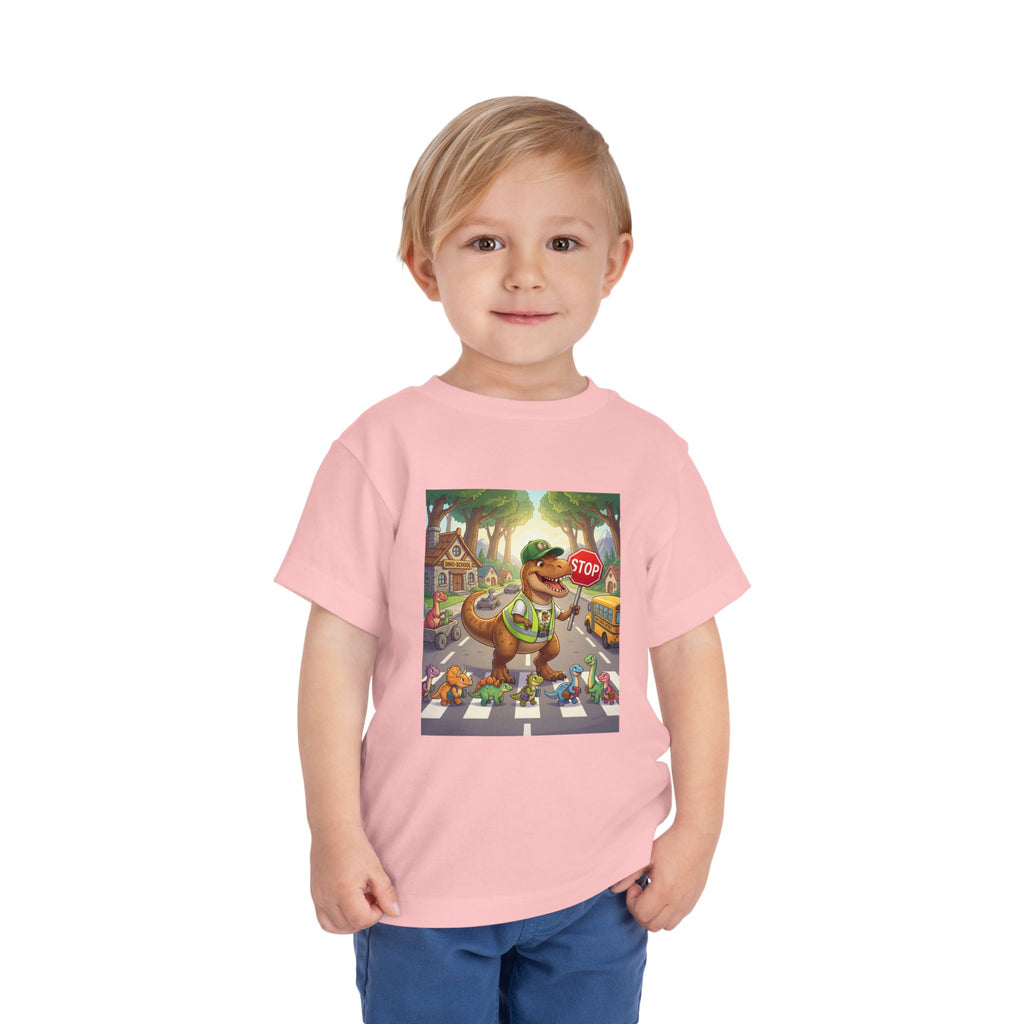Ernest T-Rex Crossing Guard Toddler Tee