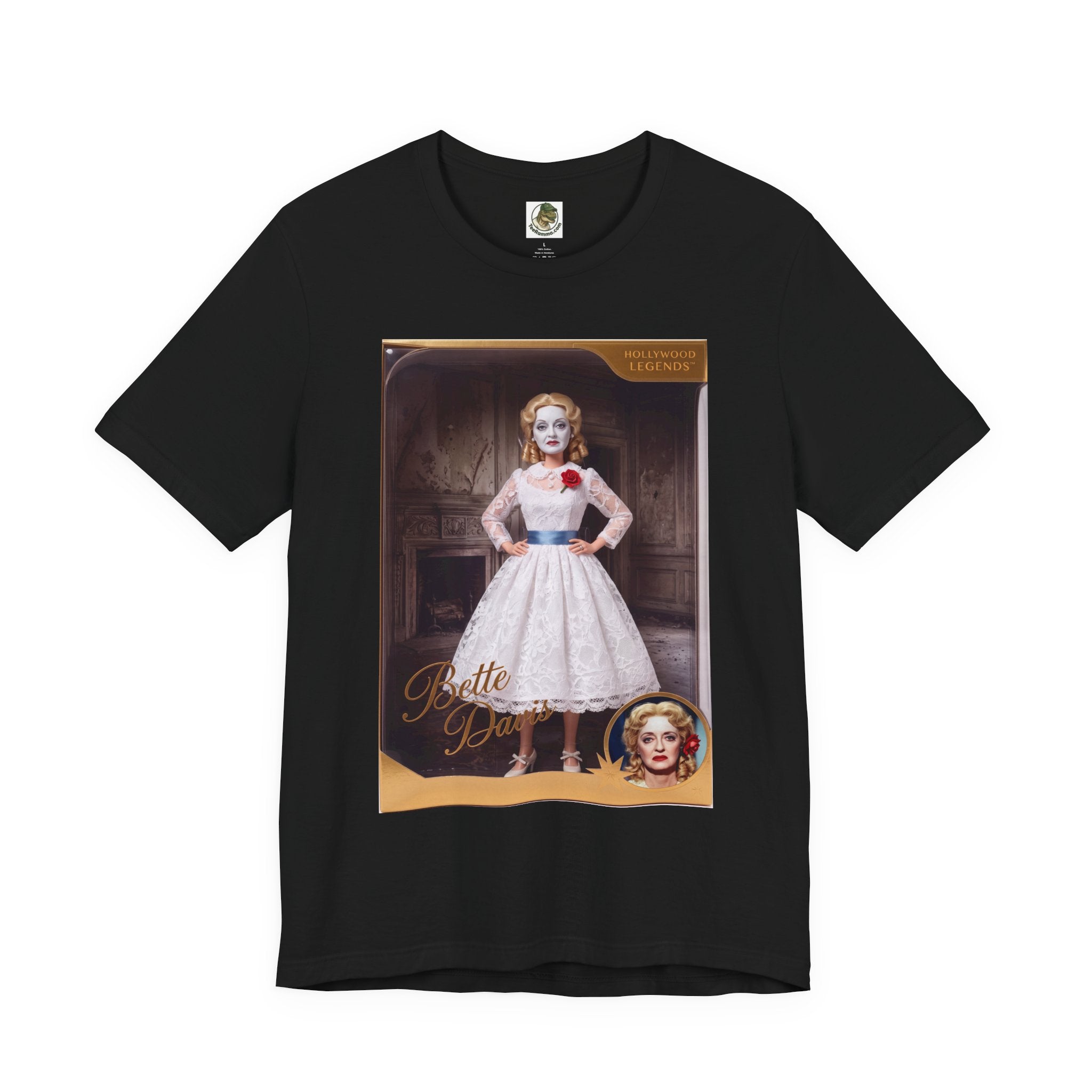 Unisex Bette Davis Fashion Doll Cotton T-Shirt