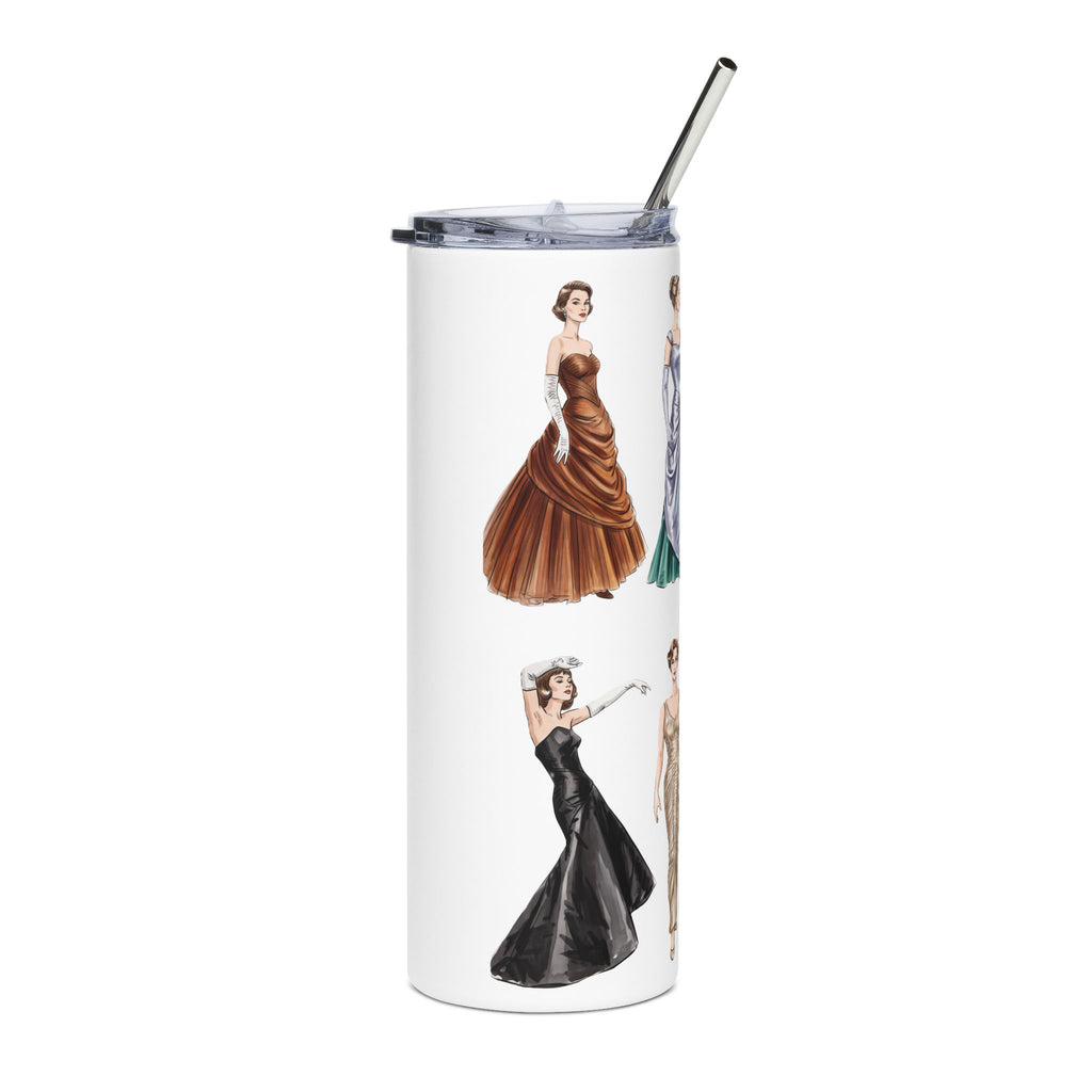 Vintage Ladies Fashion 'Charles James' 20oz Stainless Steel Tumbler