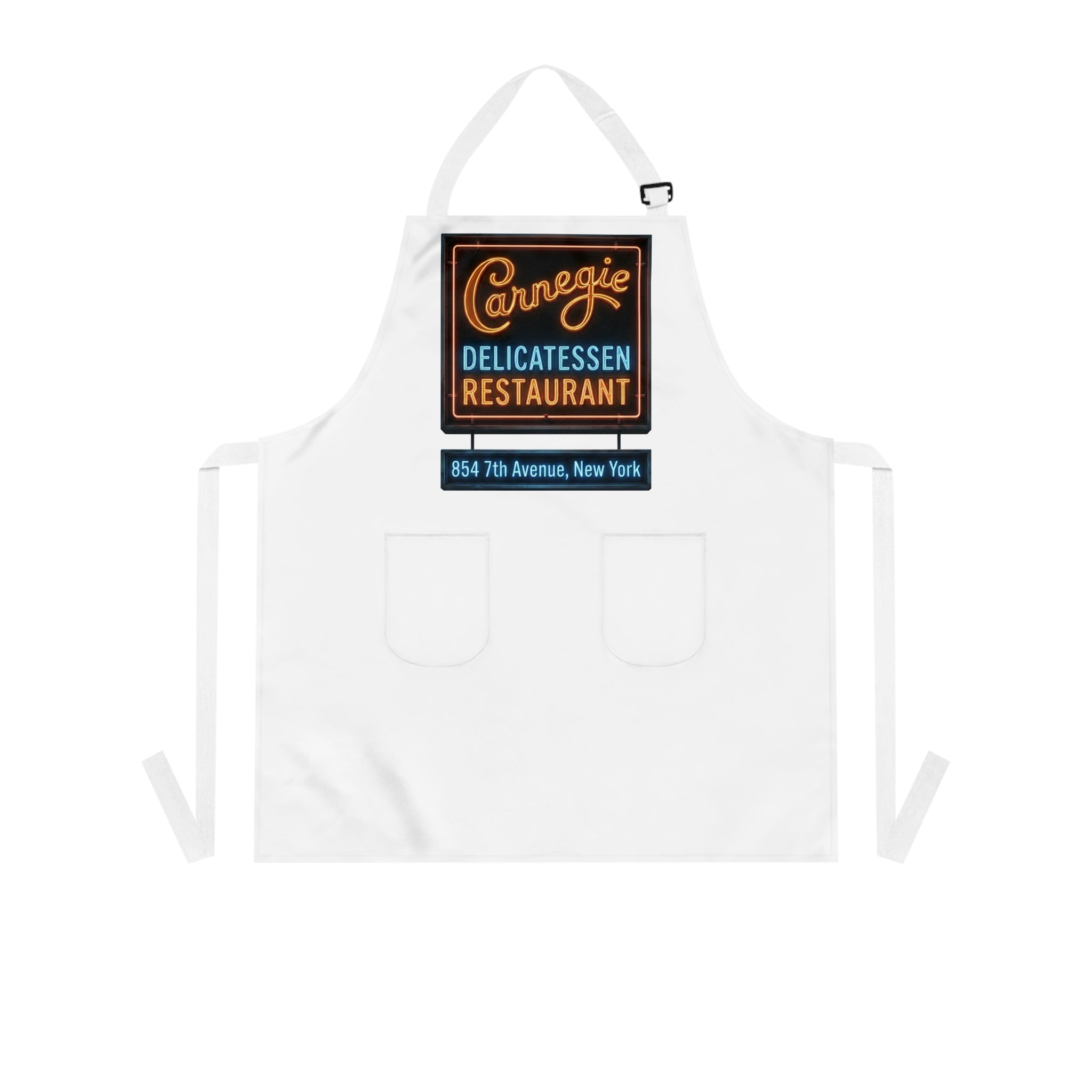 Vintage Carnegie Deli Restaurant Apron — Neon Sign