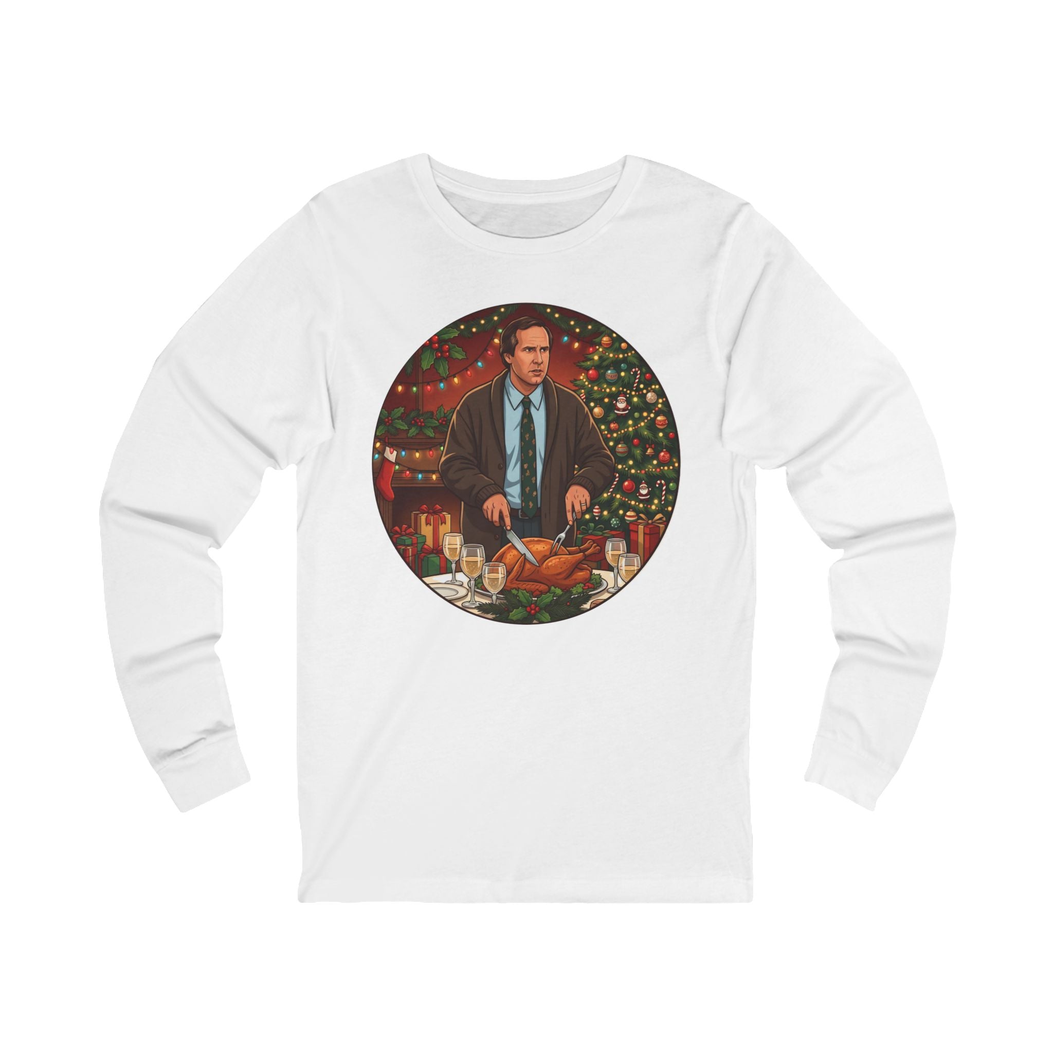 Unisex 'A Very Big Treat' Christmas Graphic Cotton Long Sleeve T-Shirt