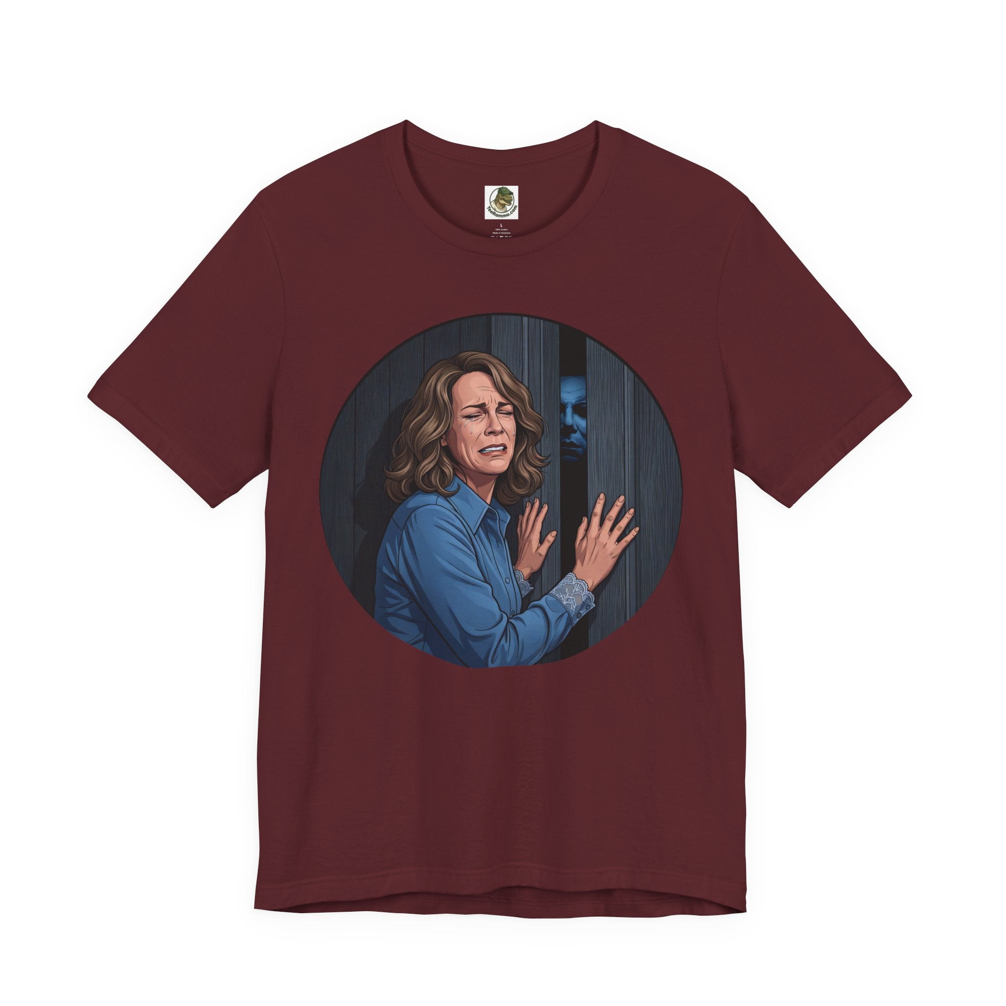 Unisex 'Demon at the Door' Cotton T-Shirt