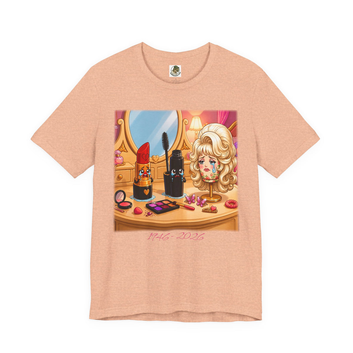 Mourning Makeup & Wig Tee