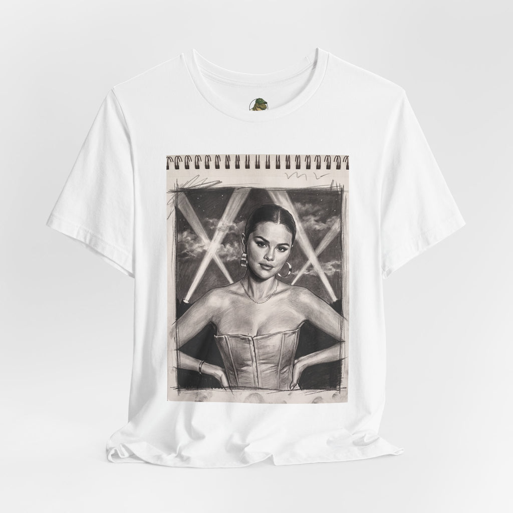 Unisex "Sel" Sketchbook Cotton T-Shirt