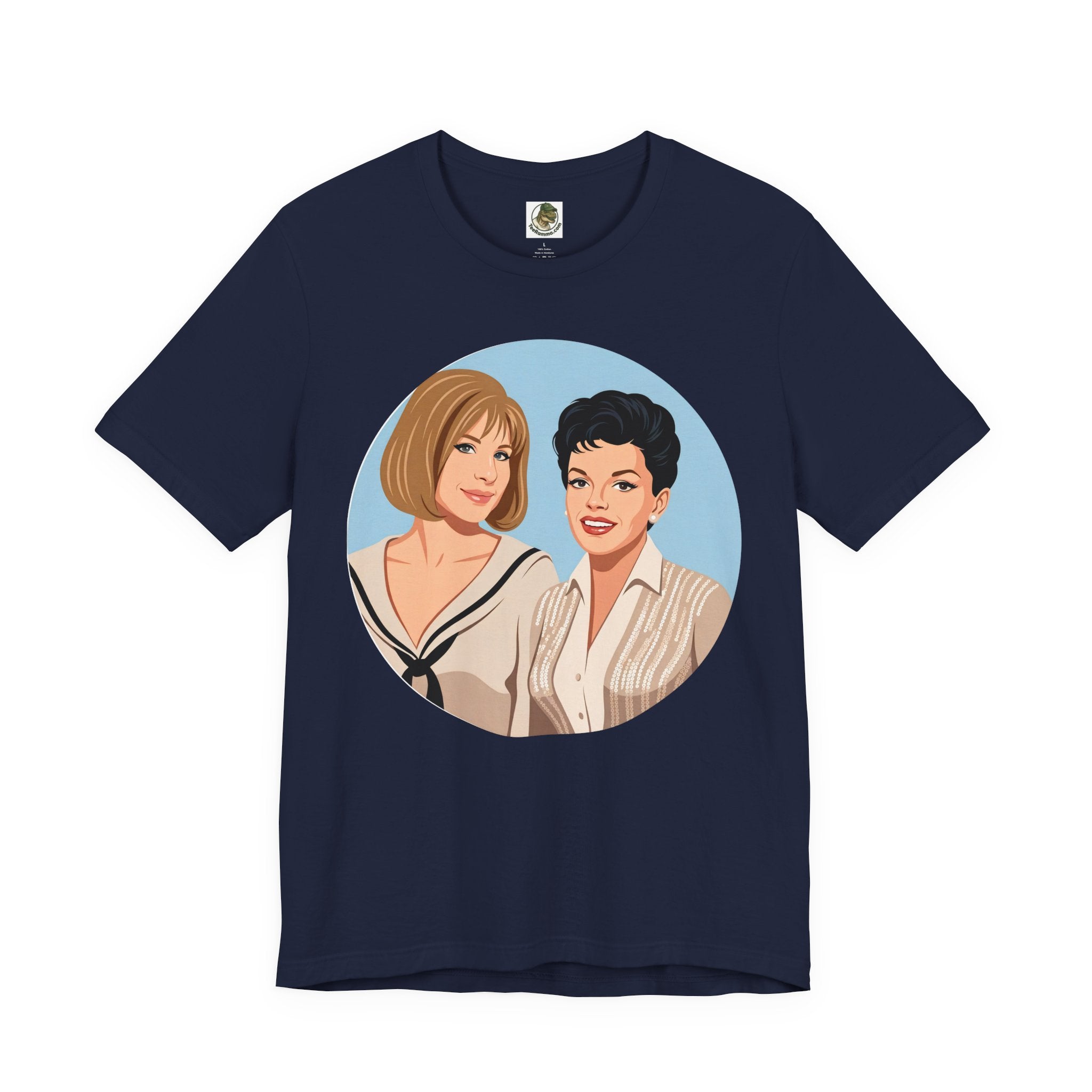 Unisex 'Happy Duet' Cotton T-Shirt