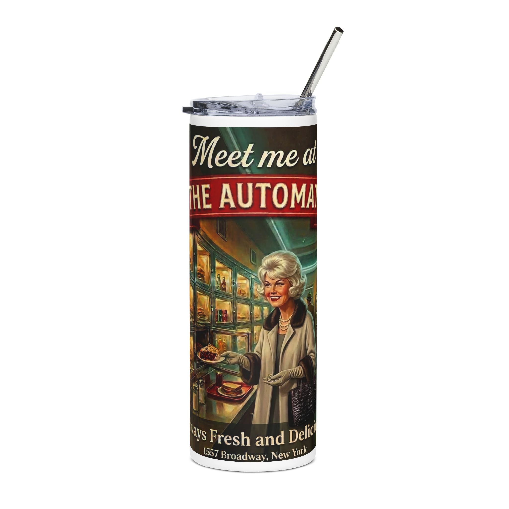 Meet Me at the Automat 20oz Stainless Steel Tumbler