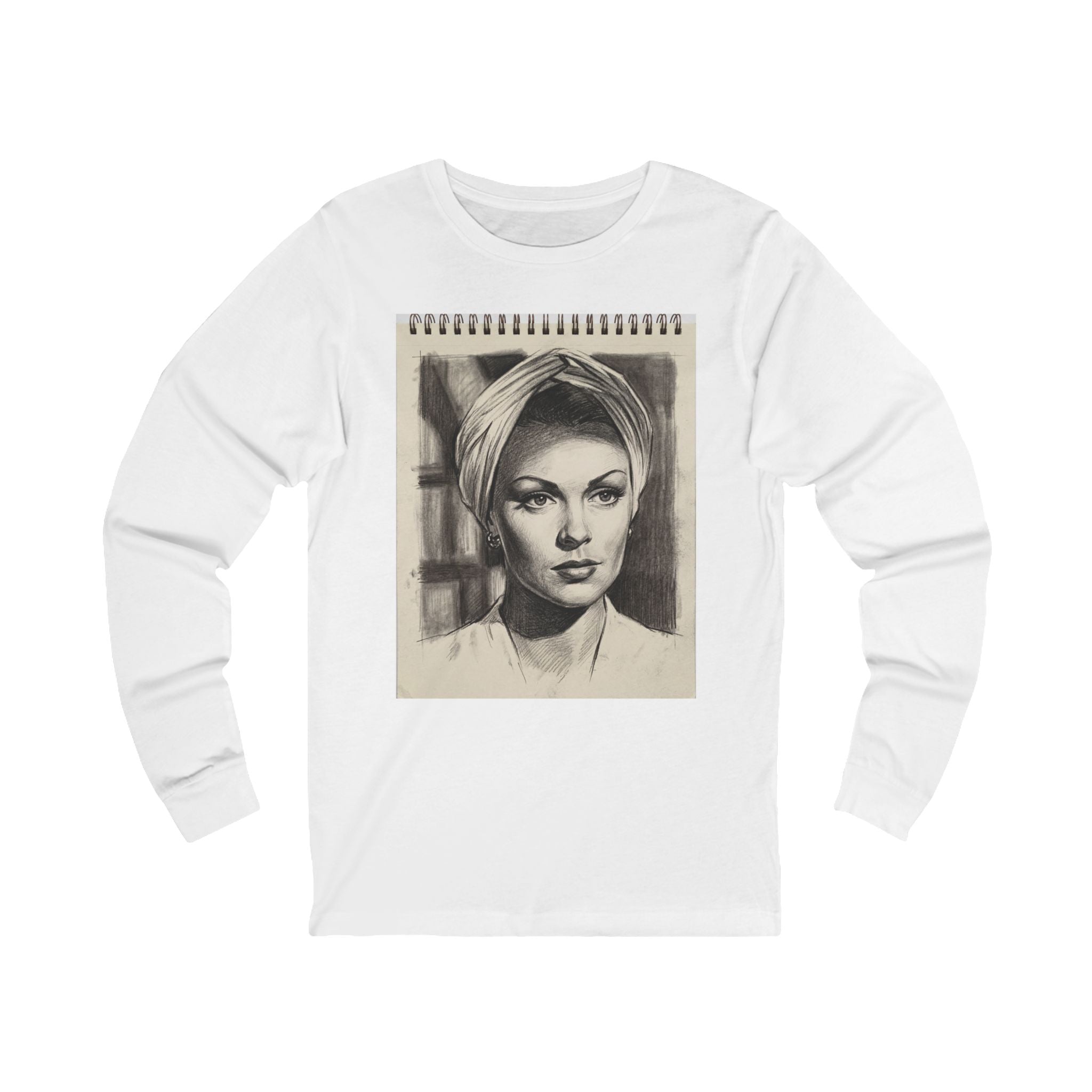The Glamour Queen Sketchbook Long Sleeve Tee