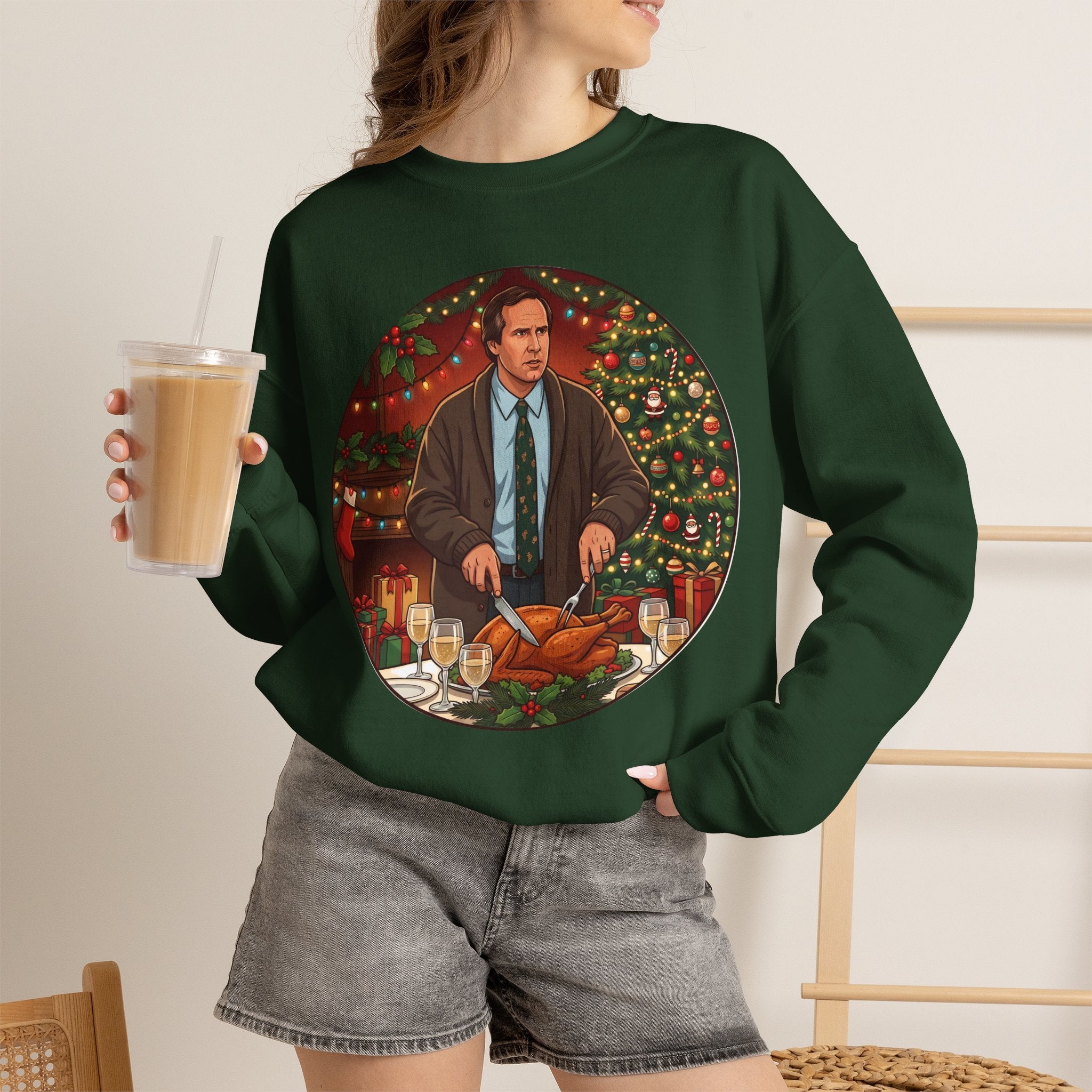Unisex 'A Very Big Treat' Christmas Graphic Crewneck Sweatshirt
