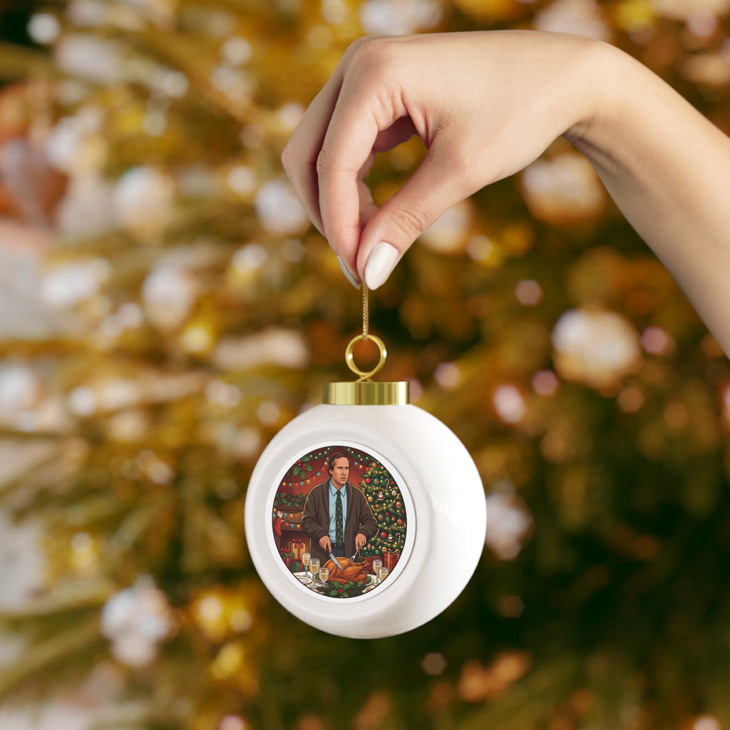 'A Very Big Treat' Christmas Tree Ball Ornament