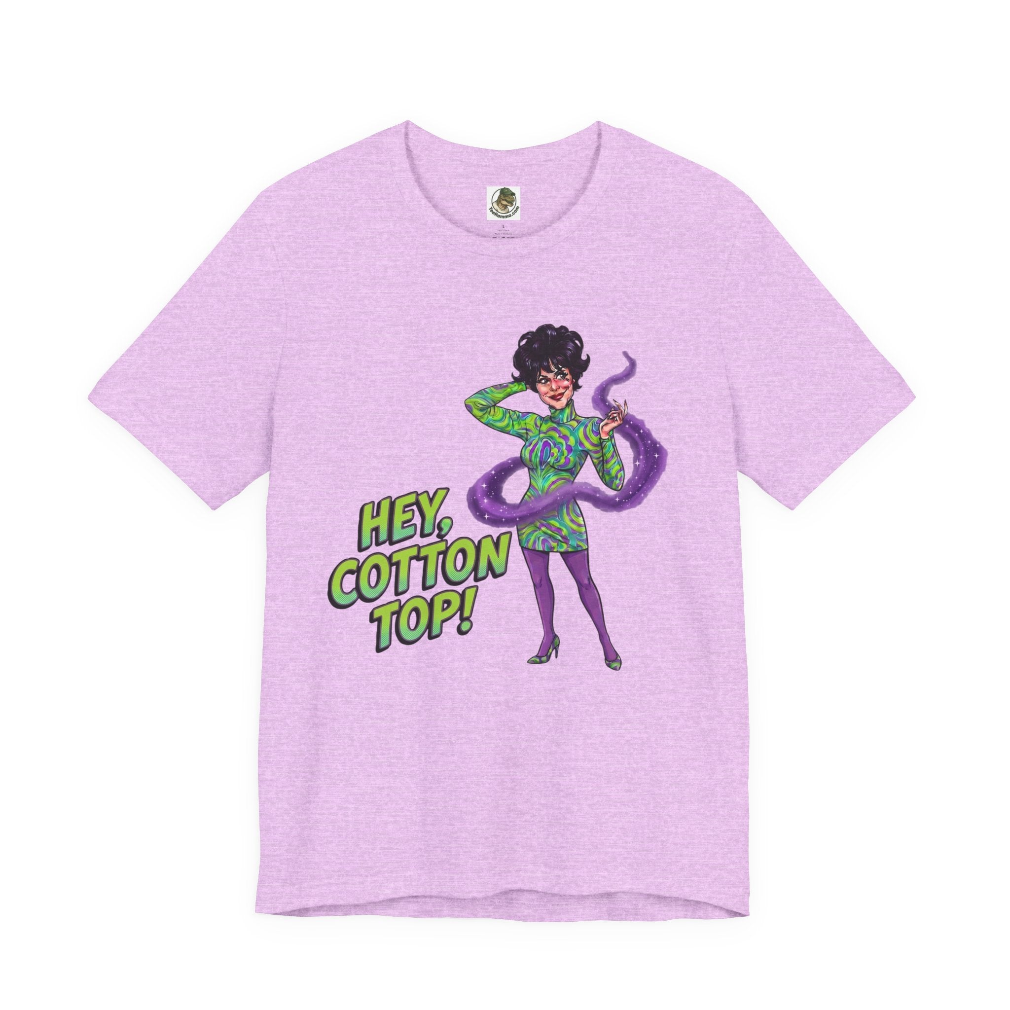 Unisex Vintage 'Hey, Cotton Top!' Cotton T-Shirt