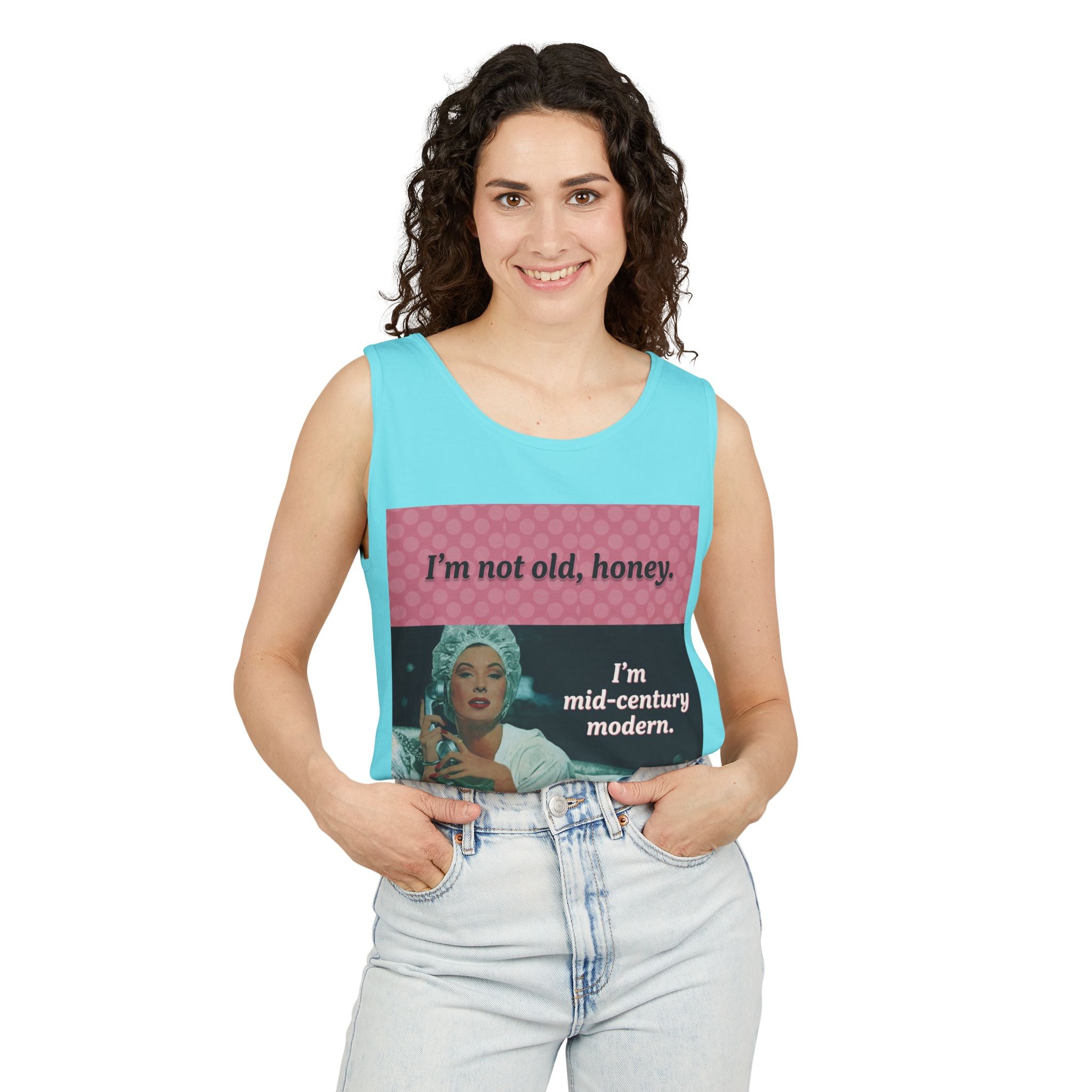 Unisex Mid-Century Modern Retro Tank Top
