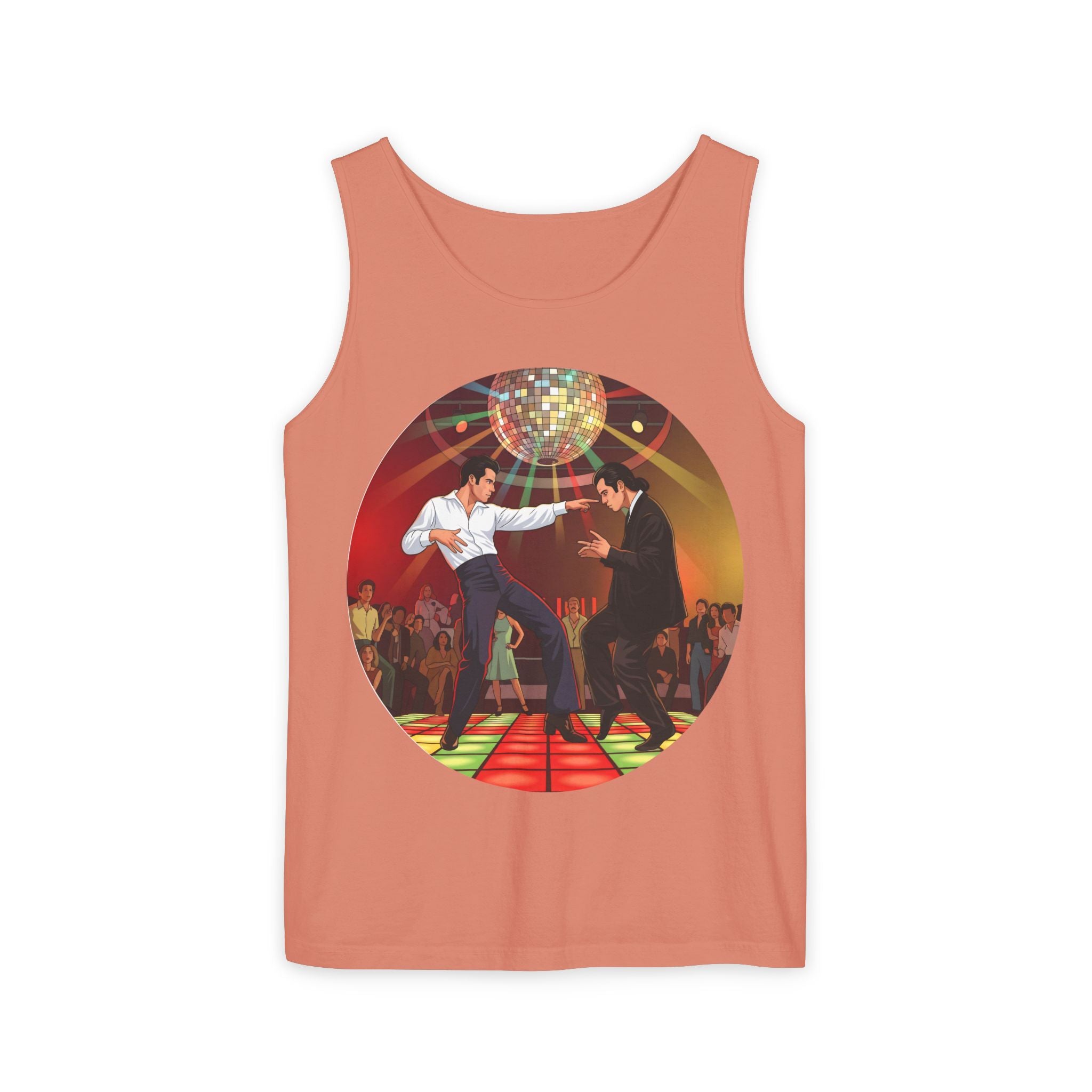 Unisex 'Dancing Together' Cottton Tank Top