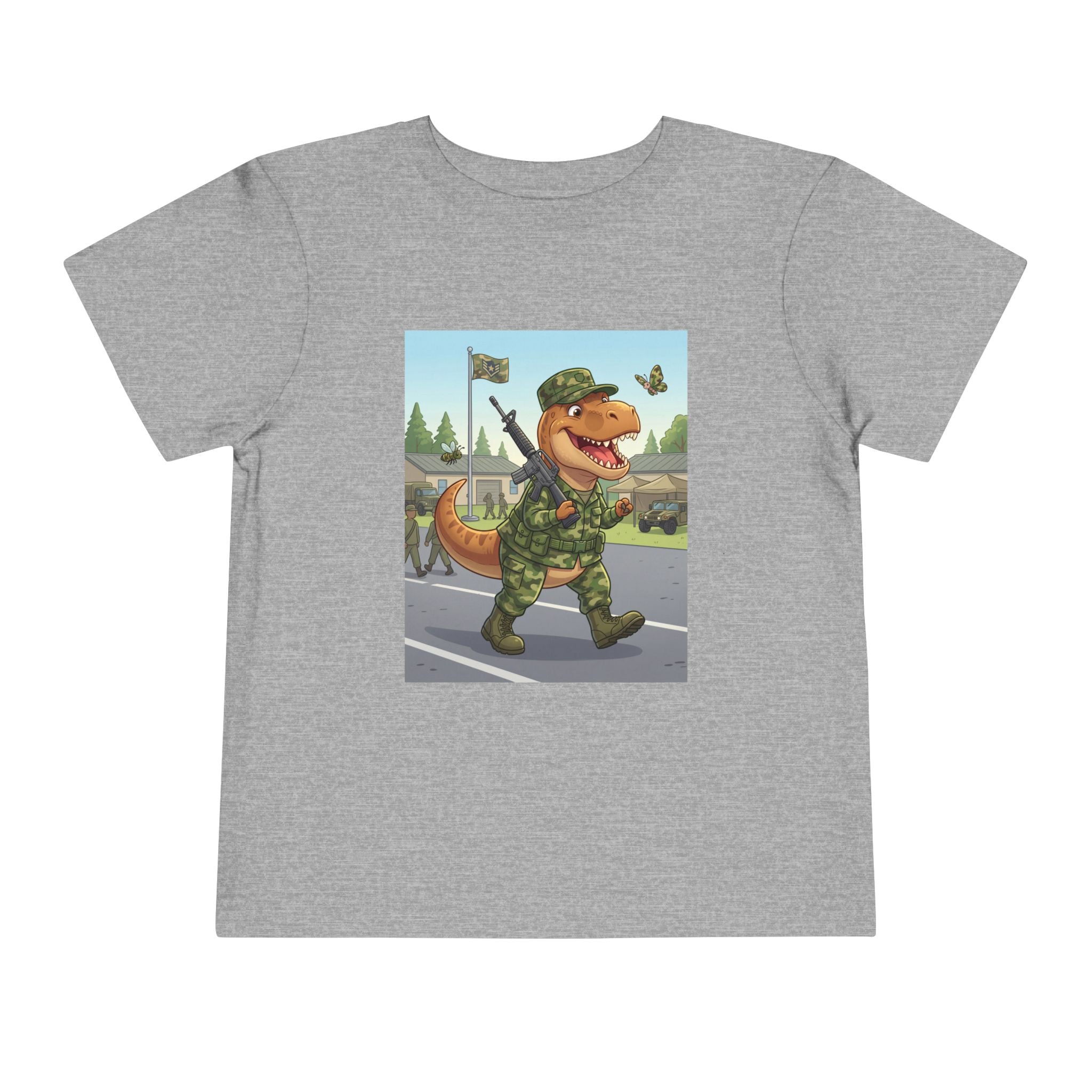 Ernest T-Rex Soldier Toddler Tee